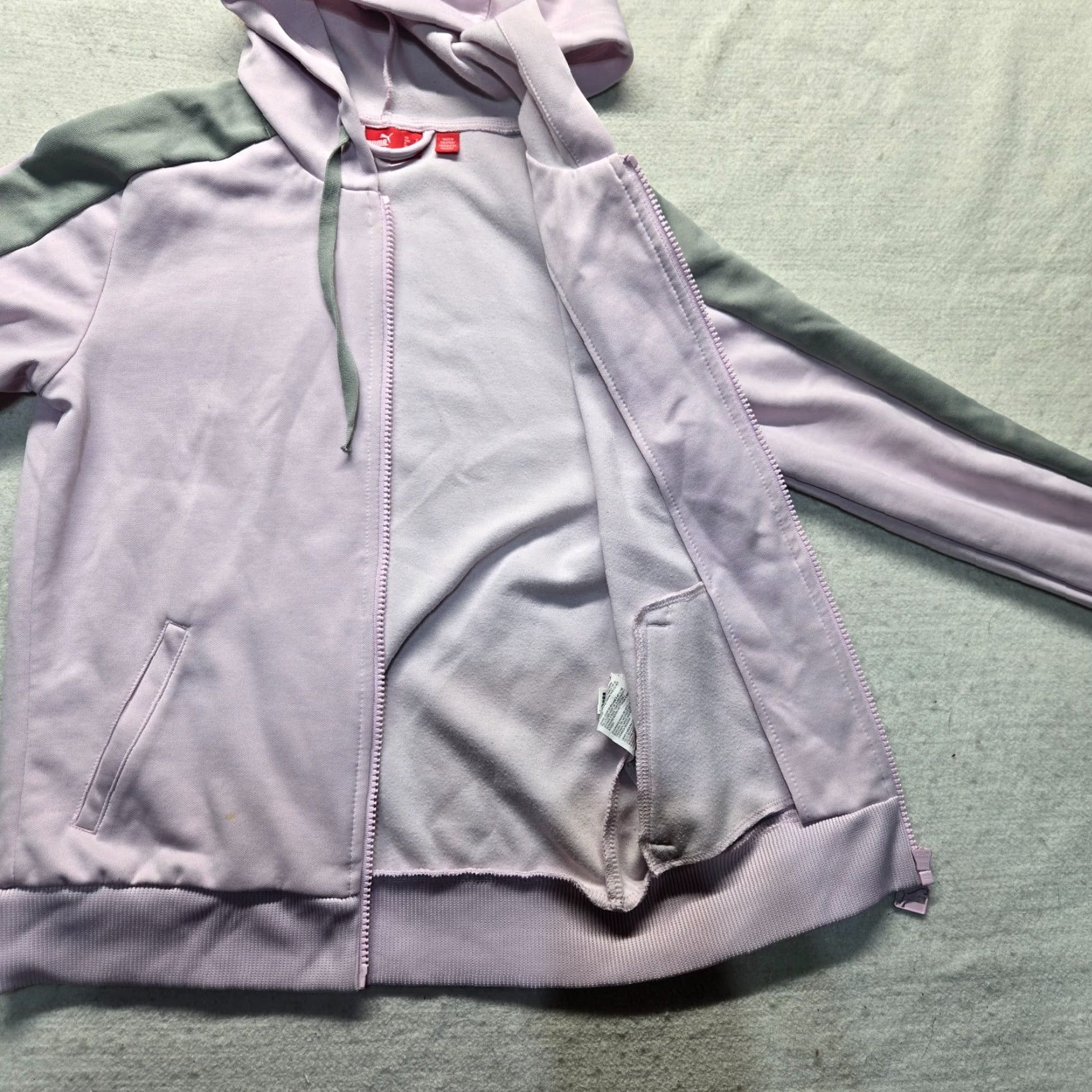 Puma PUMA Hoodie Pink Full Zip Sweatshirt Adult Women Size S Small Womens Pink Zip Front Sweater Activewear Size S / US 4 / IT 40 - 7 Thumbnail