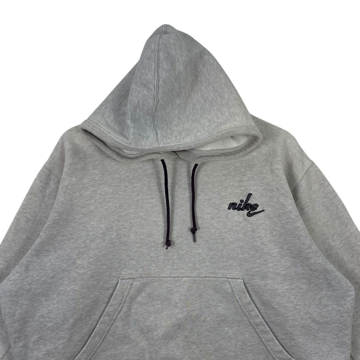Nike × Vintage Vintage 90's NIKE Small Logo Distressed Women Hooded Sweater Size S / US 4 / IT 40 - 2 Thumbnail