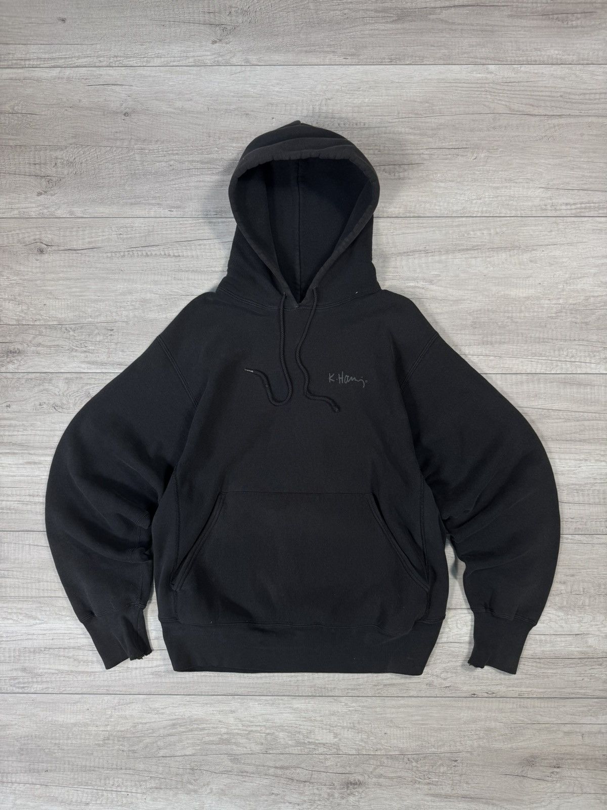 Keith Haring Keith Haring Lee Back Print reflective insert vintage hoodie Size US L / EU 52-54 / 3 - 3 Thumbnail