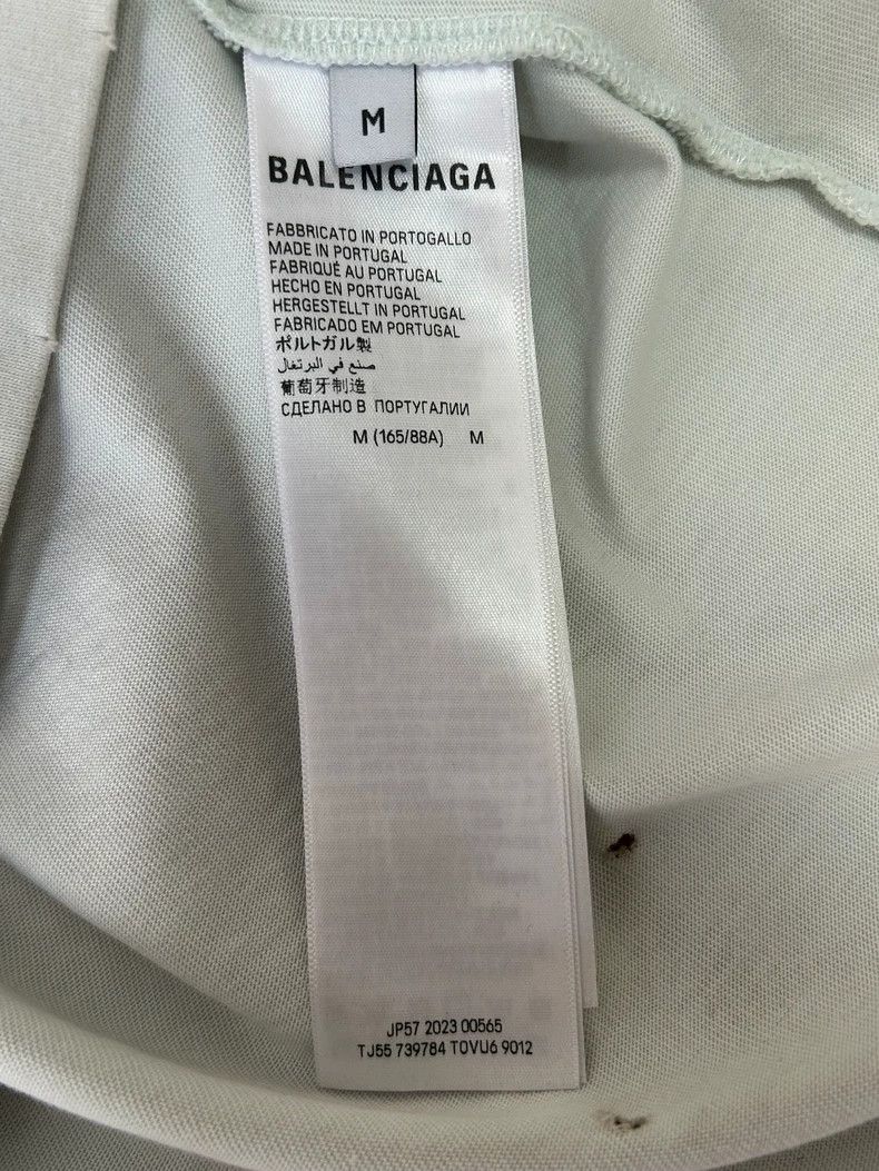Balenciaga Balenciaga Mud Dye Bitcoin Made Old Short Sleeve T-Shirt B Size US M / EU 48-50 / 2 - 4 Thumbnail