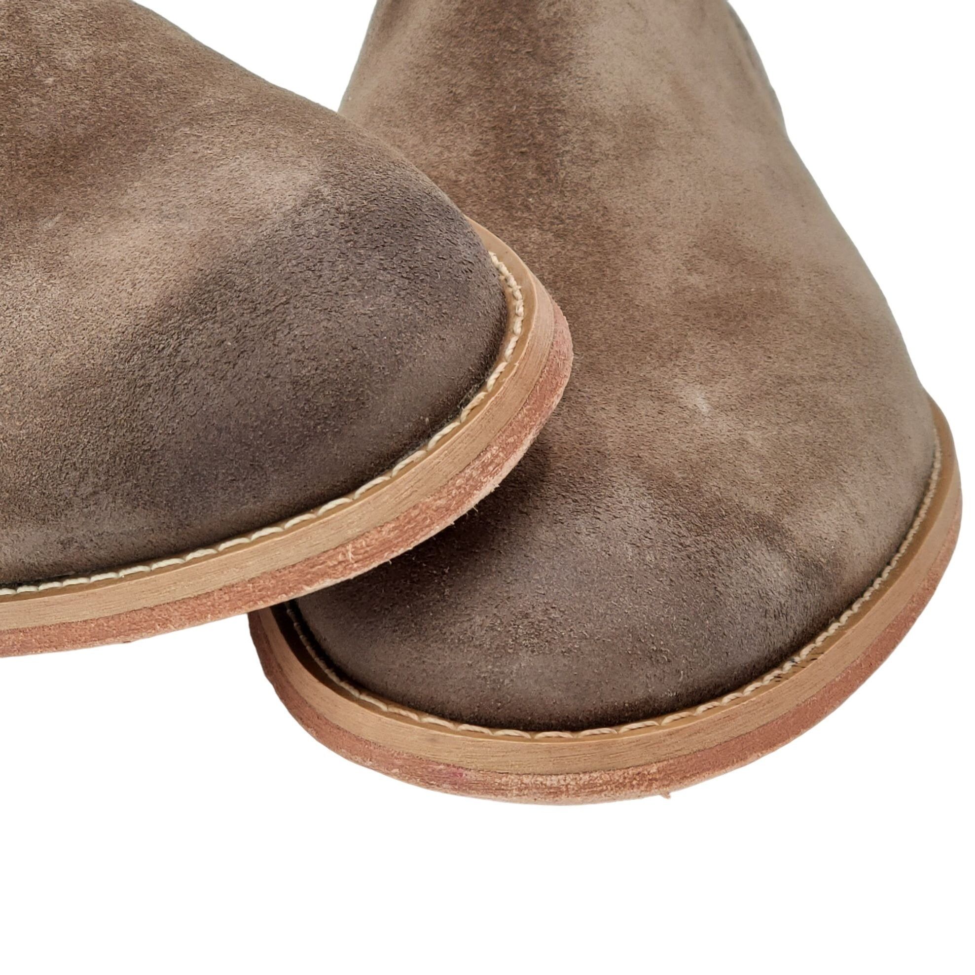 Other NEW Fabio De Luca Men 9 Tan Brown Leather Suede Chukka Boots Size US 9 / EU 42 - 5 Thumbnail