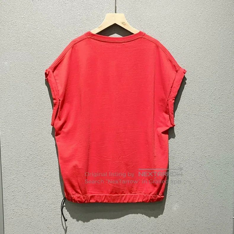 Givenchy Givenchy Red Hem Elastic T-Shirt Size US M / EU 48-50 / 2 - 2 Thumbnail