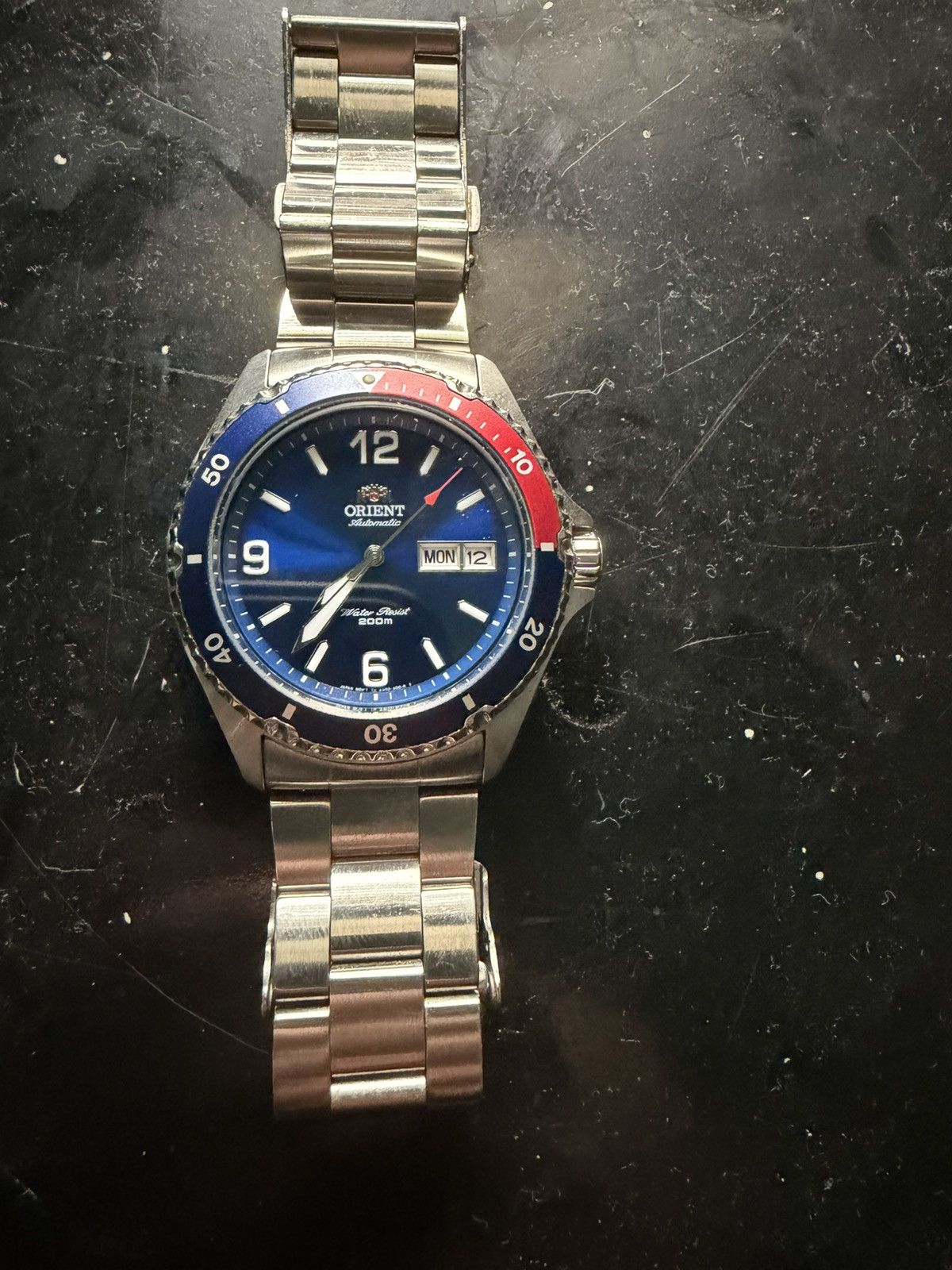Orient Mens Mako II Stainless Dive Watch 41.5 mm