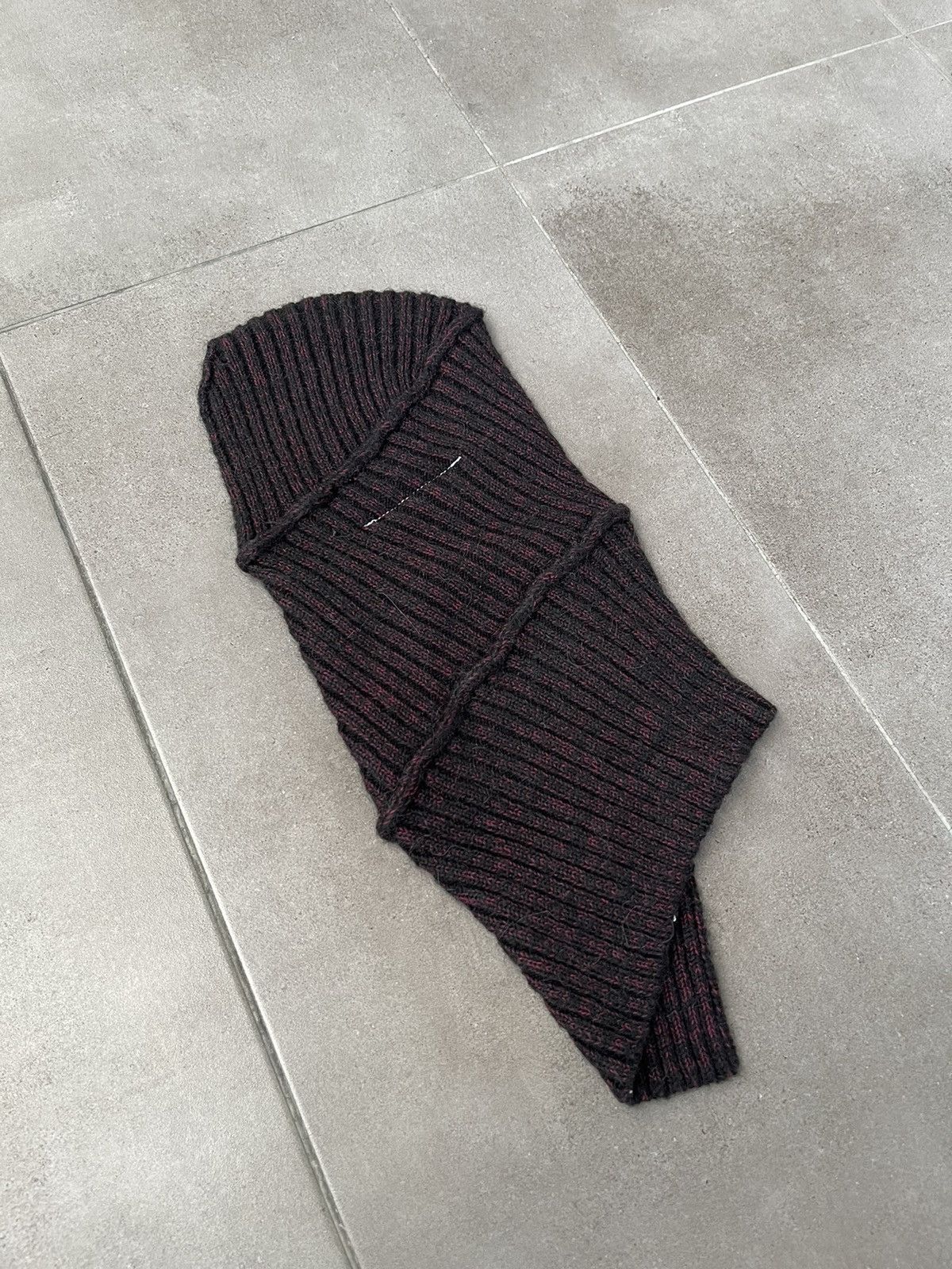 Maison Margiela !DS! AW23 Maison Margiela Exposed Seam Rolling Balaclava Size ONE SIZE - 14 Thumbnail