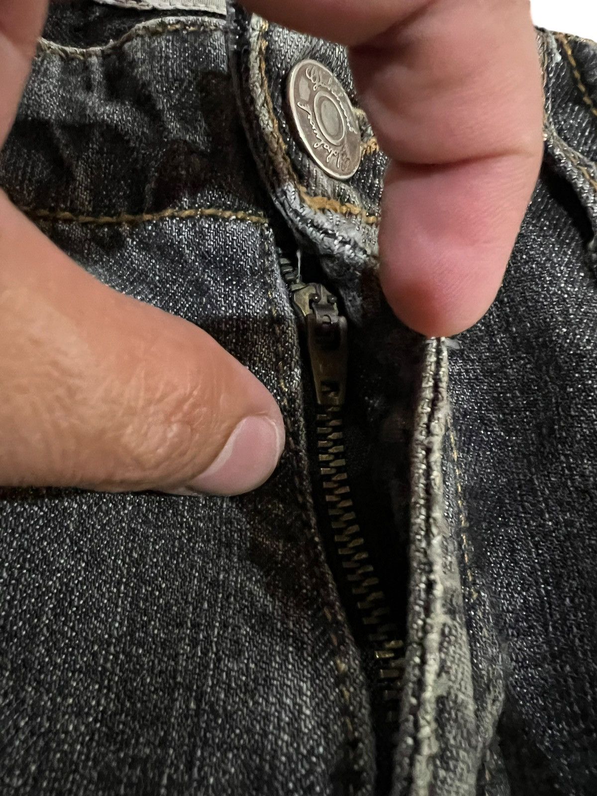 Japanese Brand Vintage Japanese Brand Global Work Bondage Distress Jean Size US 30 / EU 46 - 10 Thumbnail