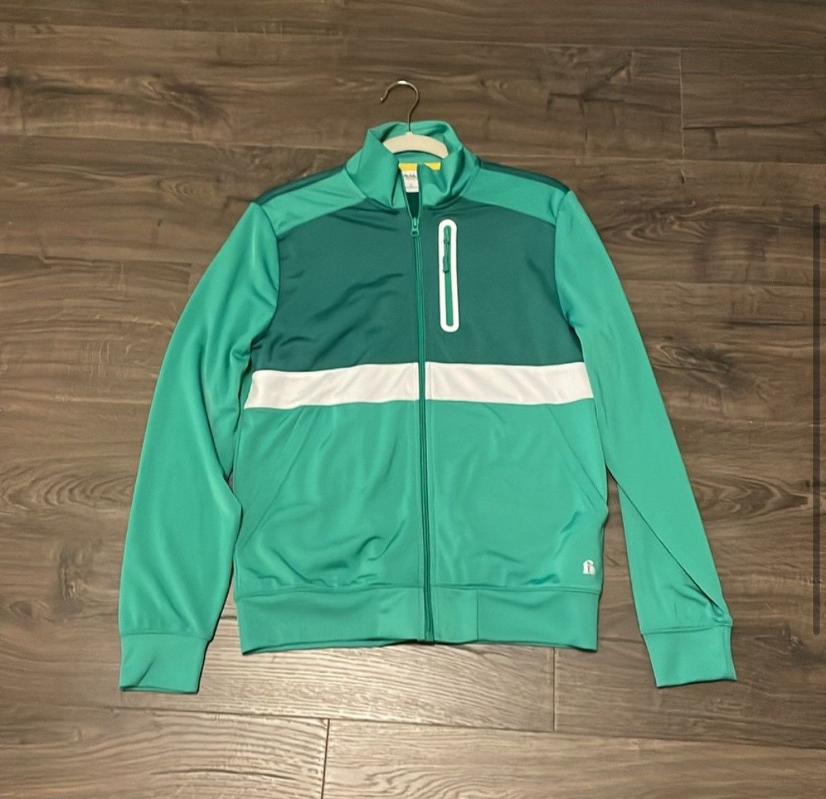 Bonobos Bonobos Fielder Green and White Track Jacket Size XS Size US XS / EU 42 / 0 - 3 Thumbnail