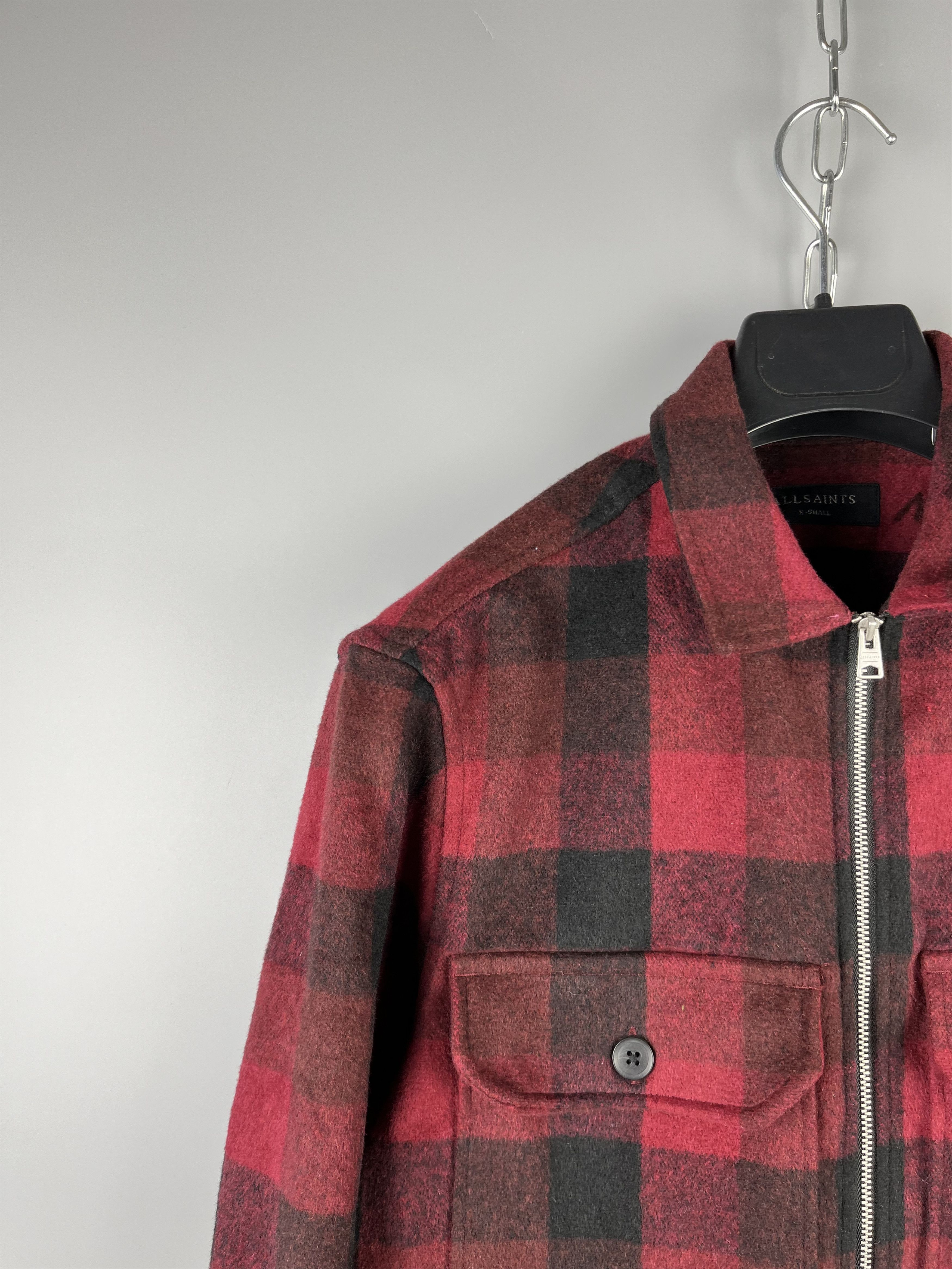 Allsaints Allsaints Checked Flannel Casual Shirt Overshirt Size US S / EU 44-46 / 1 - 5 Thumbnail