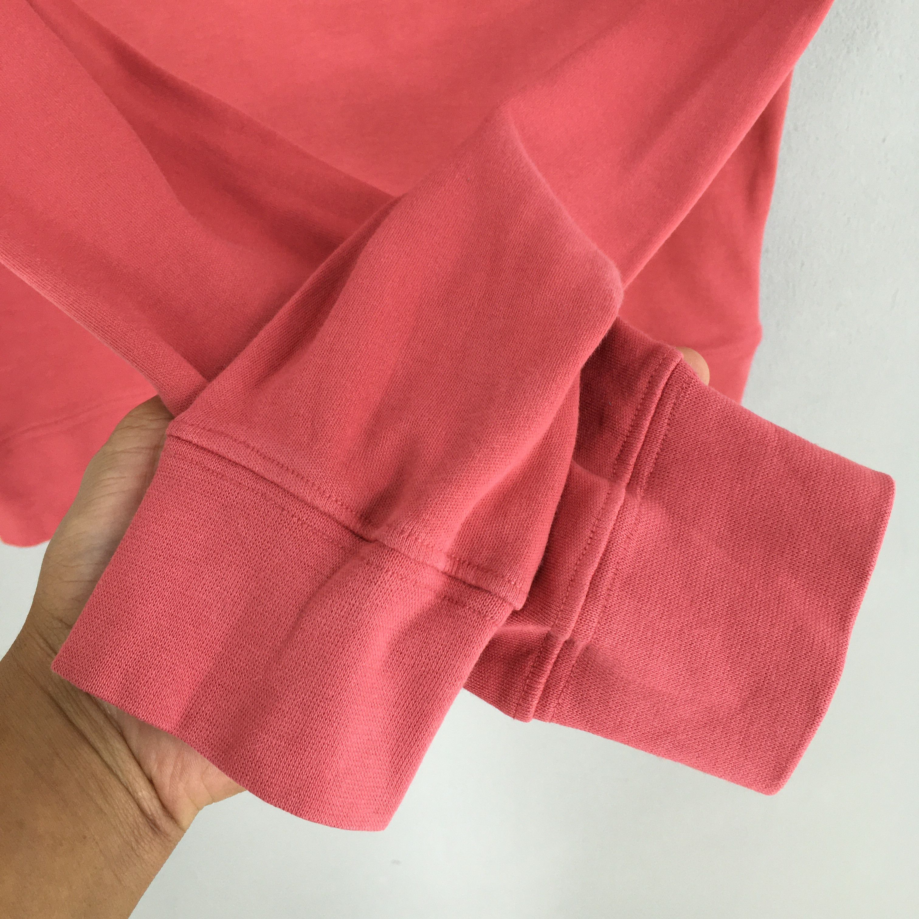 Polo Ralph Lauren Vintage Polo Ralph Lauren Pink Half Zipper Sweatshirt Large Size L / US 10 / IT 46 - 4 Thumbnail