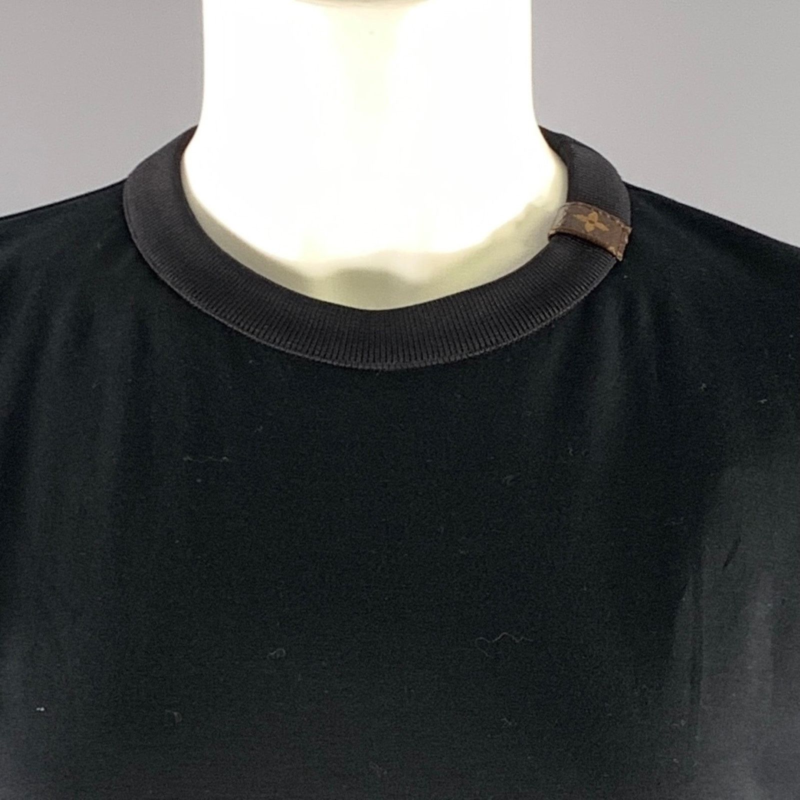 Louis Vuitton LOUIS VUITTON Size M Black Cotton Knee-Length Dress Size M / US 6-8 / IT 42-44 - 5 Thumbnail