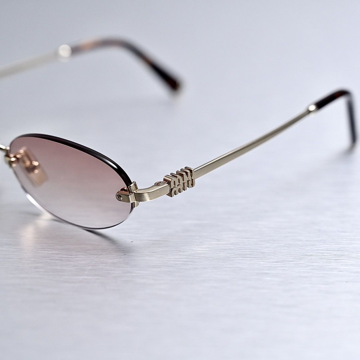 Miu Miu MIU MIU 0MU A54S ZVN70O SUNGLASSES Size ONE SIZE - 3 Thumbnail