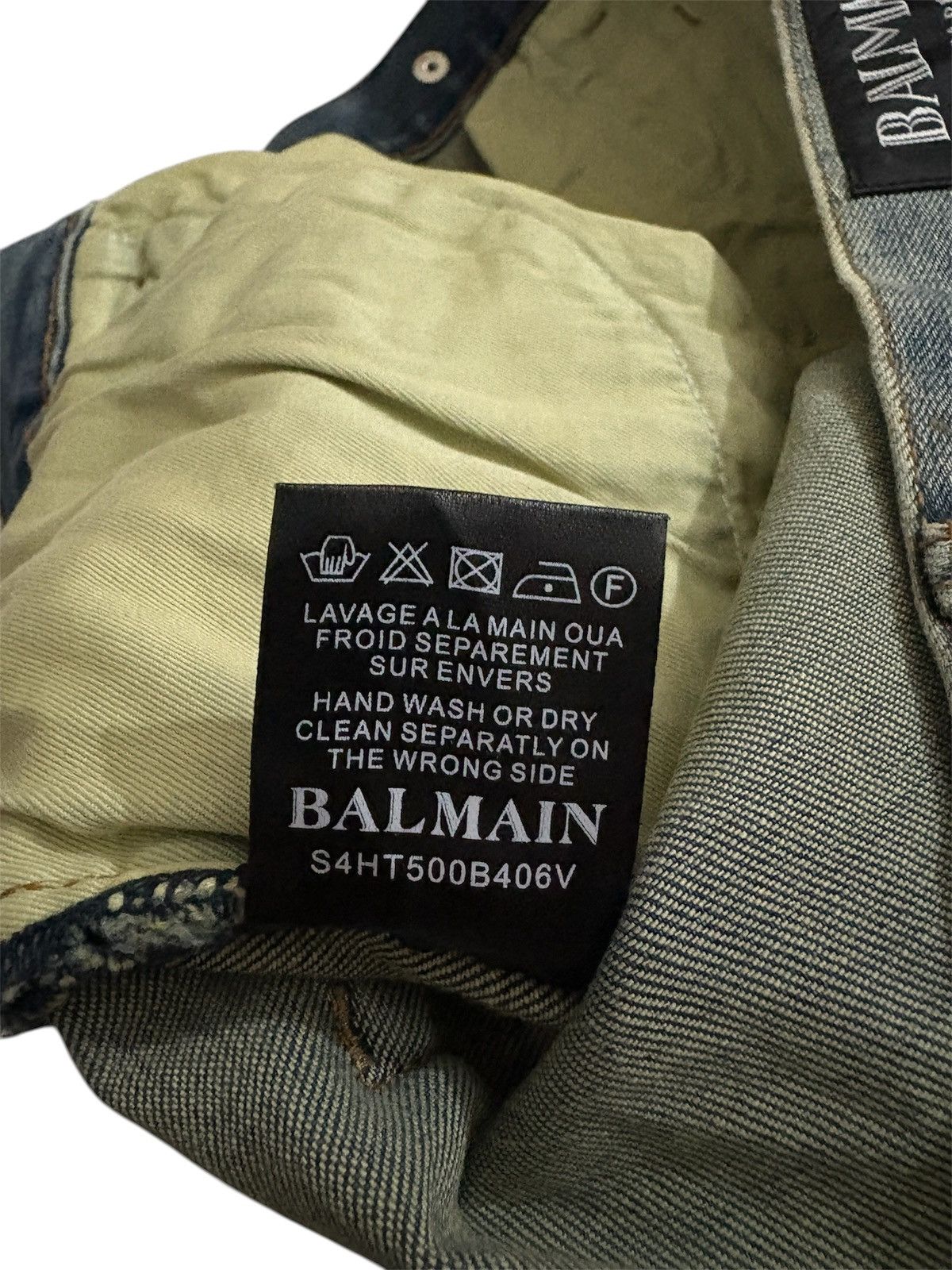 Balmain Balmain distressed biker jeans Size US 34 / EU 50 - 16 Thumbnail