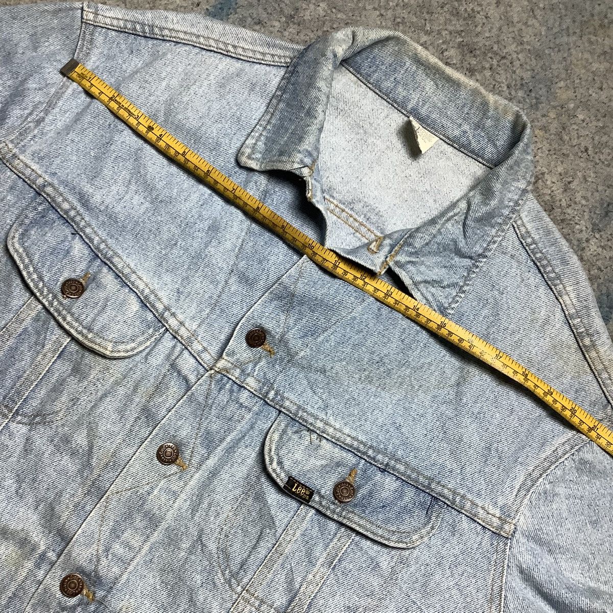 Lee × Vintage 90s Vintage Lee Blue Denim Jacket Size US XL / EU 56 / 4 - 14 Thumbnail