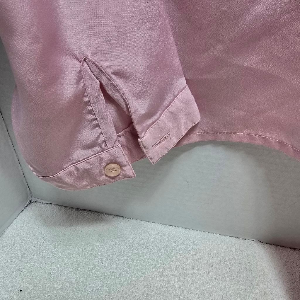 United Colors Of Benetton Women's Units Pink Blouse with Embroidery - Size 16 Size XXL / US 16-18 / IT 52-54 - 2 Thumbnail