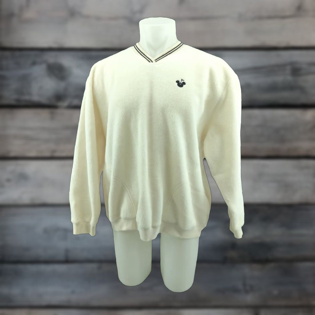Disney Disney Golf Collection Cream Golf Sweater XL Men Crewneck Knits Golfing Mens Size US XL / EU 56 / 4 - 1 Thumbnail