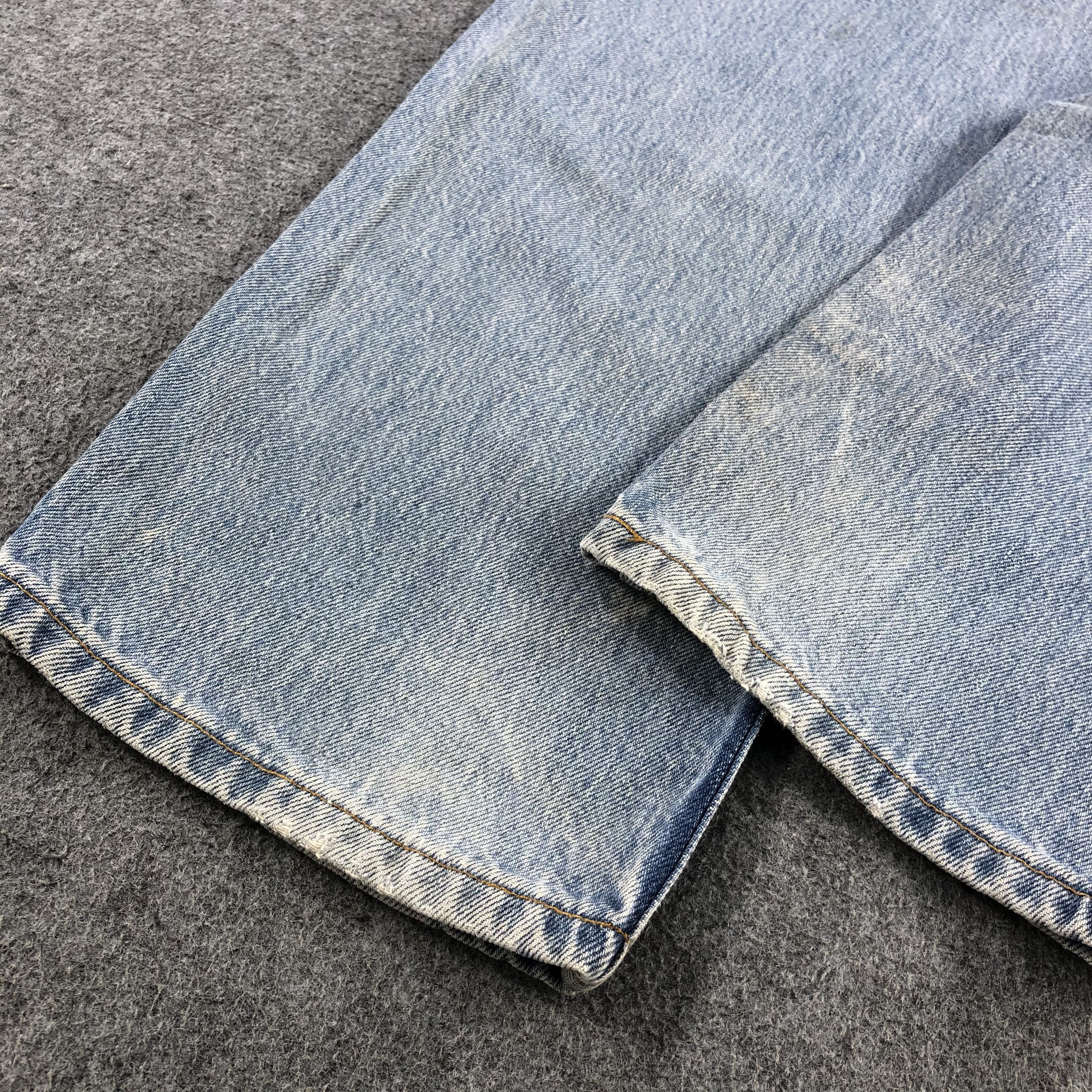 Levi's Vintage 90s Light Wash Levis 550 Jeans-J2190 Size US 33 - 6 Thumbnail