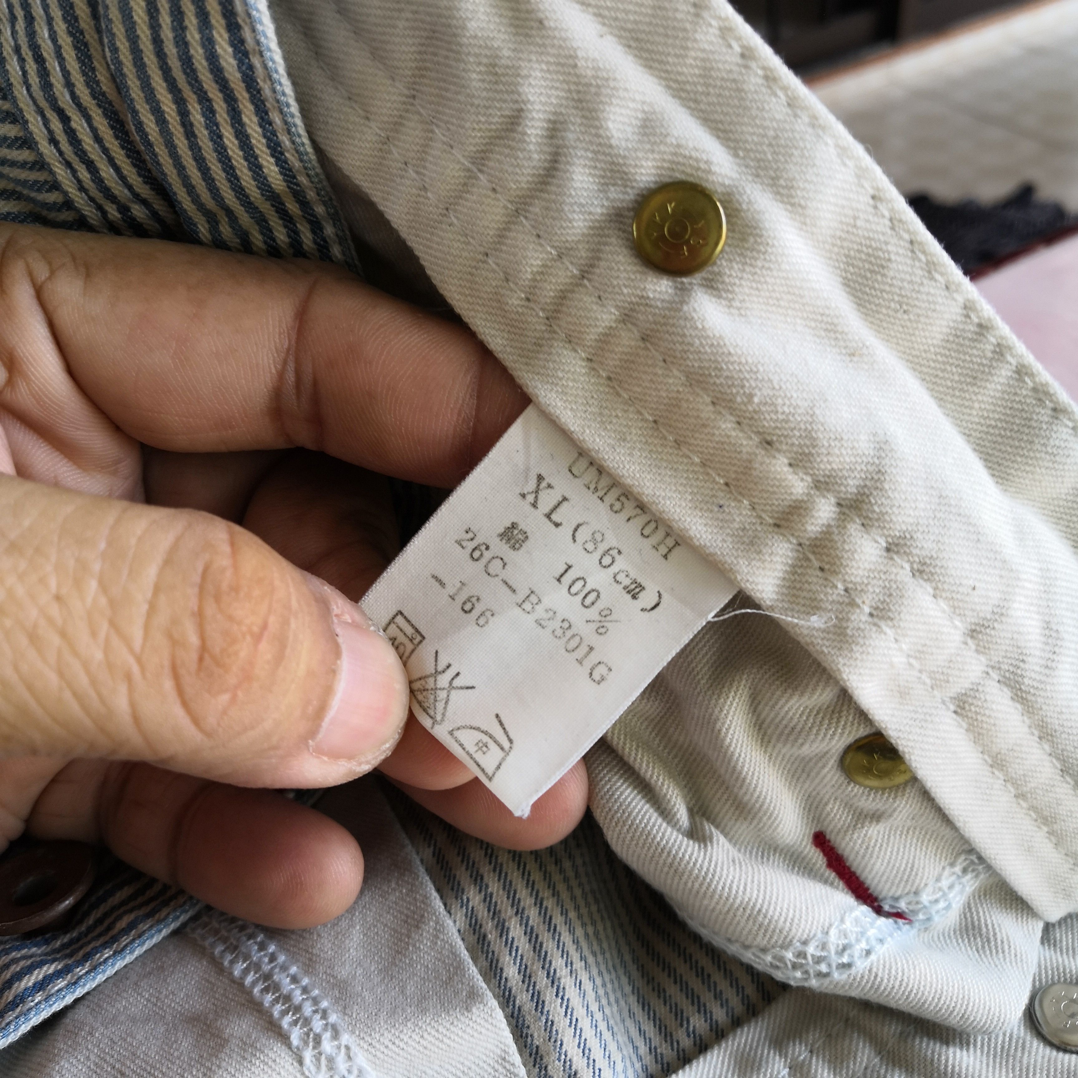 Dickies Dickies Carpenter Workers Pants Hickory Multi Pocket Buckle Size US 34 / EU 50 - 6 Thumbnail