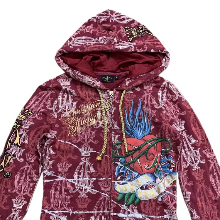 Christian Audigier Christian Audiger Ed Hardy Zip Hoodie Size S / US 4 / IT 40 - 2 Thumbnail