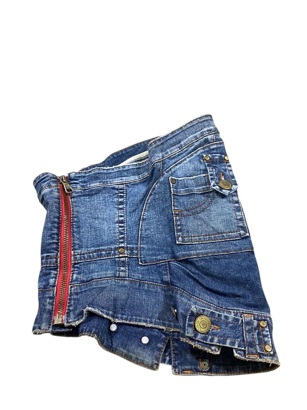 Dsquared2 Dsquared2 Denim Strapless Bustier Corset Style Strapless Size S / US 4 / IT 40 - 8 Thumbnail