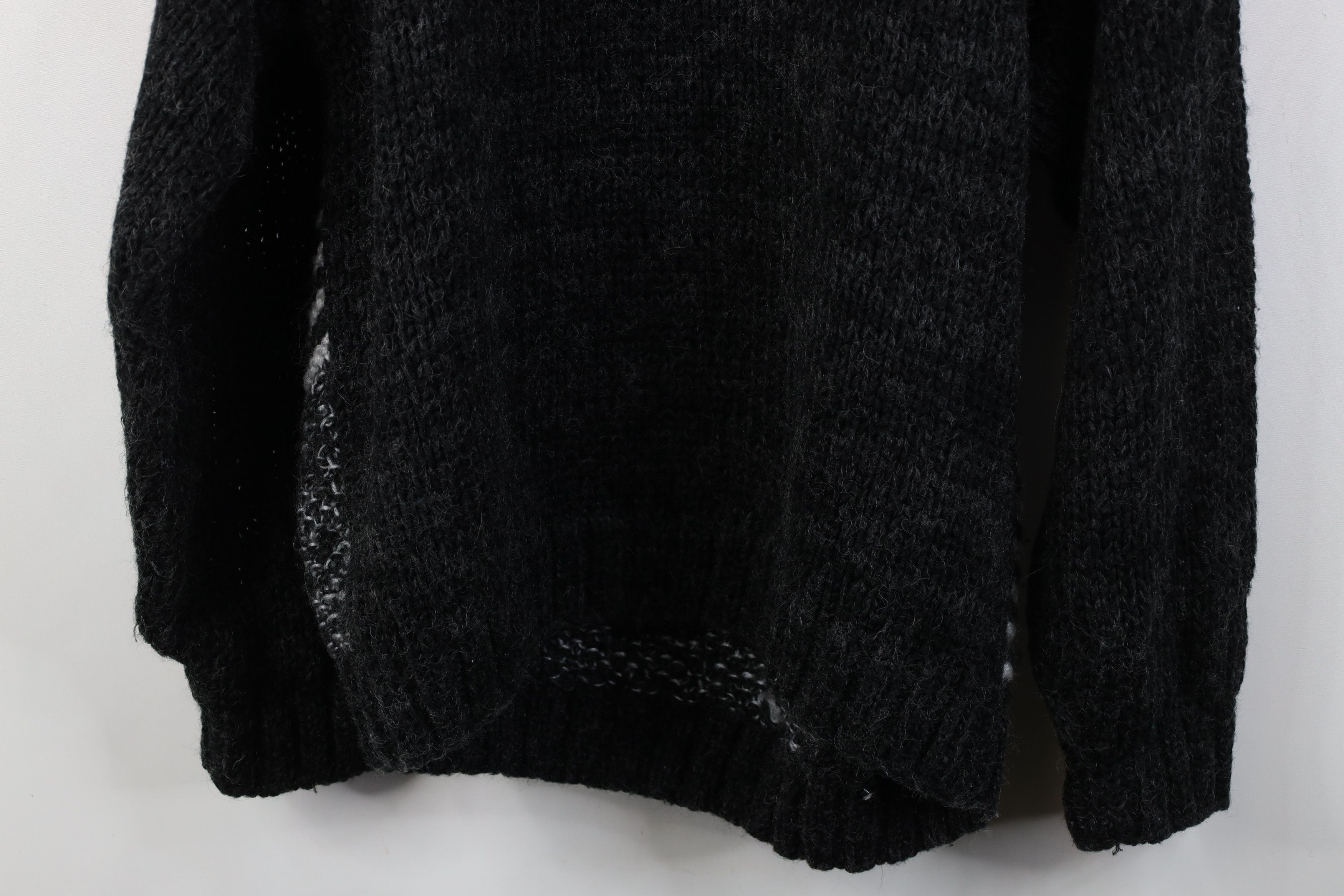 Vintage Vintage 90s Streetwear Blend Crochet Chunky Knit Sweater Size US L / EU 52-54 / 3 - 11 Thumbnail