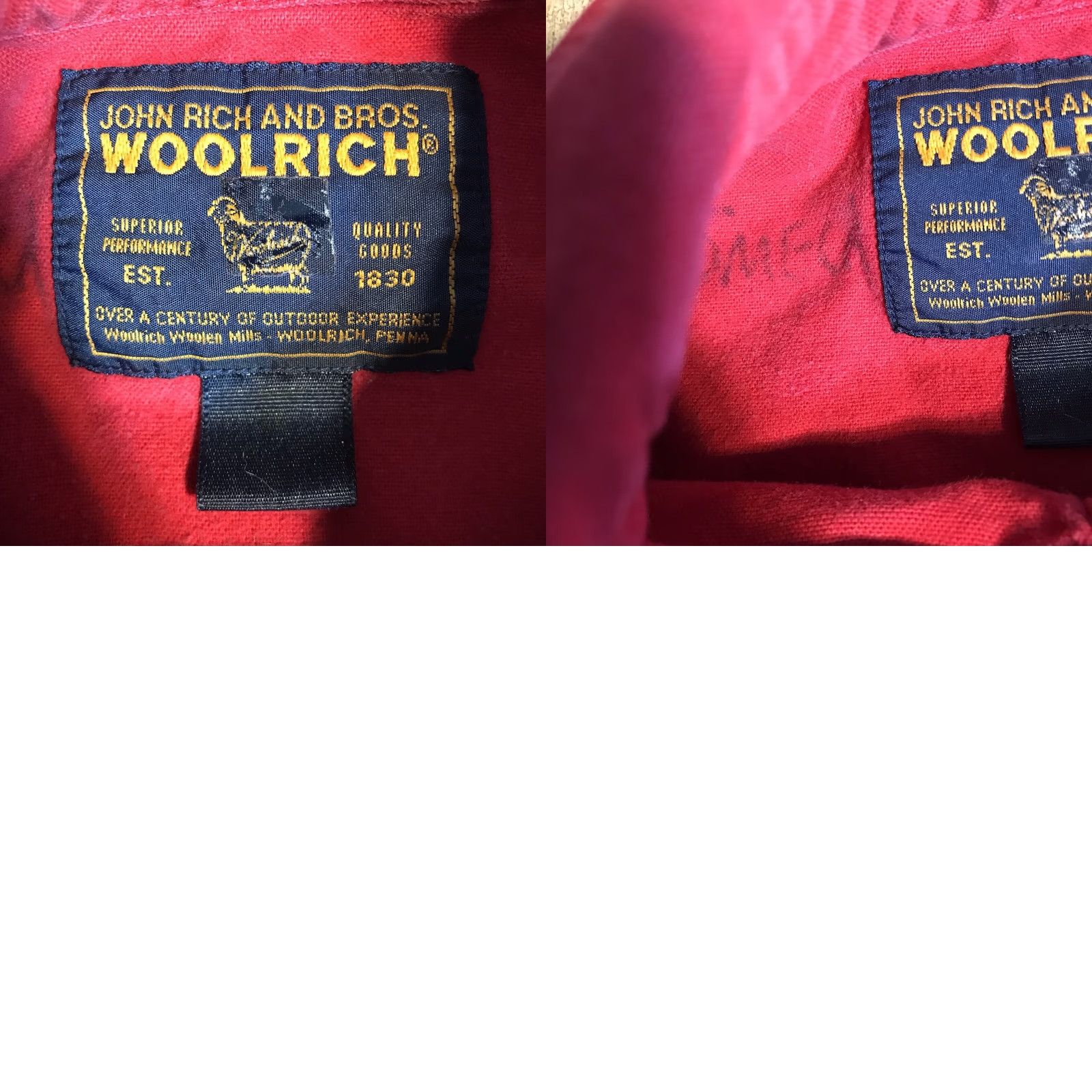 Vintage VINTAGE Woolrich Shirt Mens 2XL Red Button Up Sportsman Outdoor Worn Distressed Size US XXL / EU 58 / 5 - 8 Thumbnail
