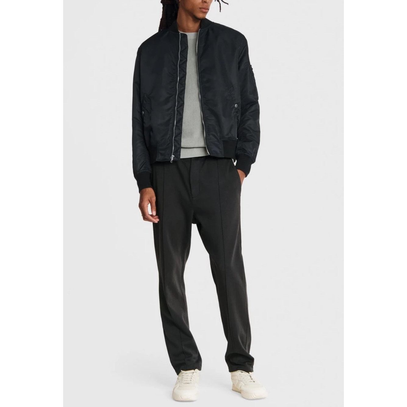 Rag & Bone Rag & Bone - Manston Recycled Nylon Bomber / M / Blue Size US M / EU 48-50 / 2 - 1 Thumbnail