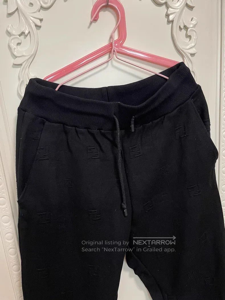Fendi Fendi Dark pattern double F embroidered drawstring sweatpa Size US 34 / EU 50 - 2 Thumbnail