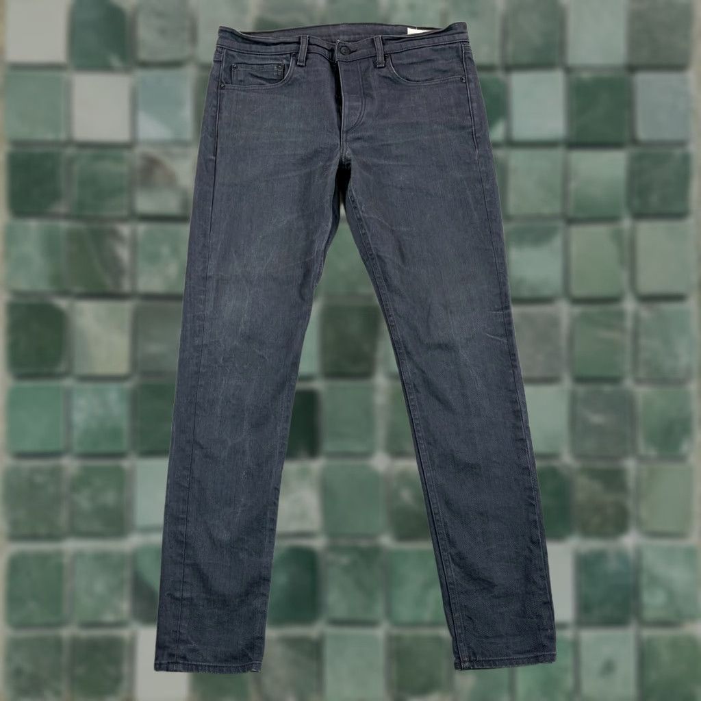 Rag & Bone rag & bone Fit 1 Extra Slim Jeans Men 34x33 Gray Slim 5-Pocket Button Fly USA Size US 34 / EU 50 - 1 Thumbnail