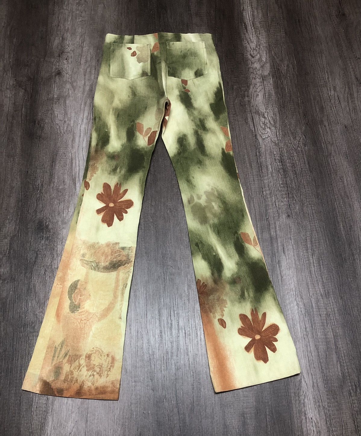 Vintage Liguid Pixie Flared Boot Cut Leg Jeans Size 27" / US 4 / IT 40 - 2 Thumbnail