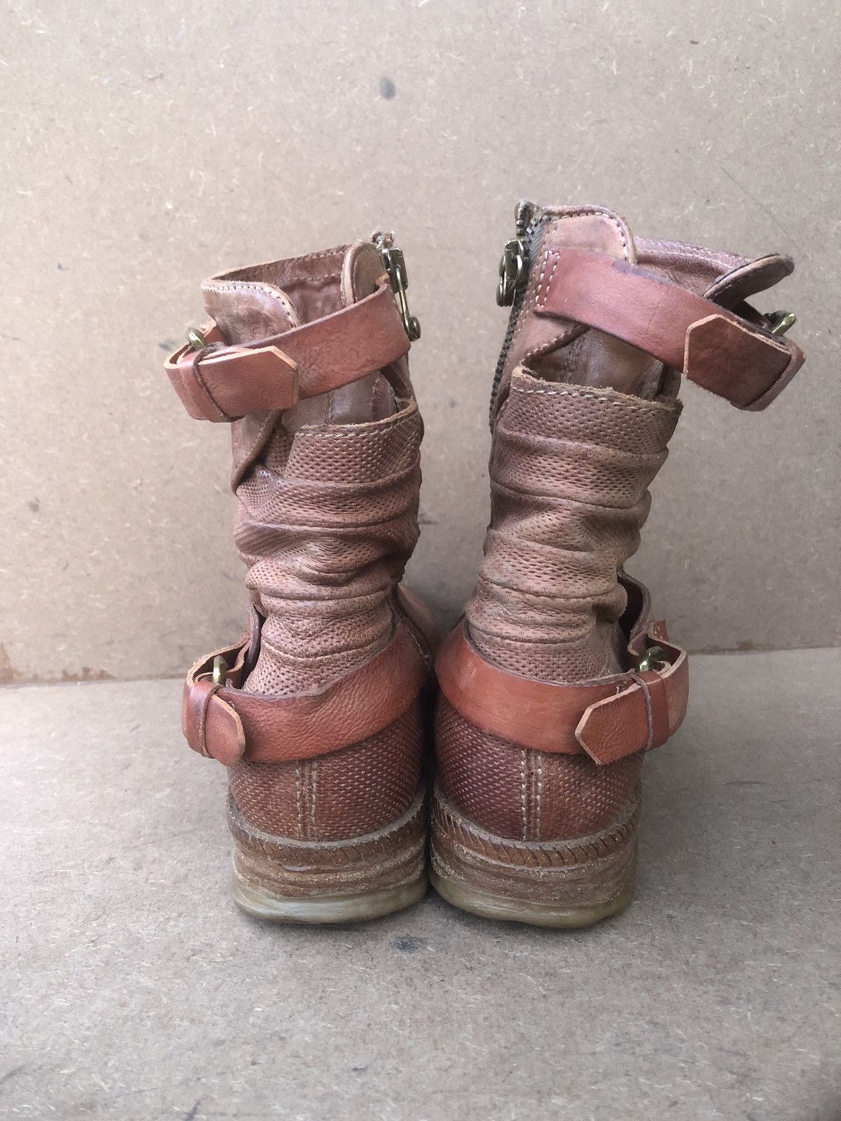 A.S.98 A.S 98 Brown Calfskin Leather Women’s Boots Size 37 Size US 6.5 / IT 36.5 - 9 Thumbnail