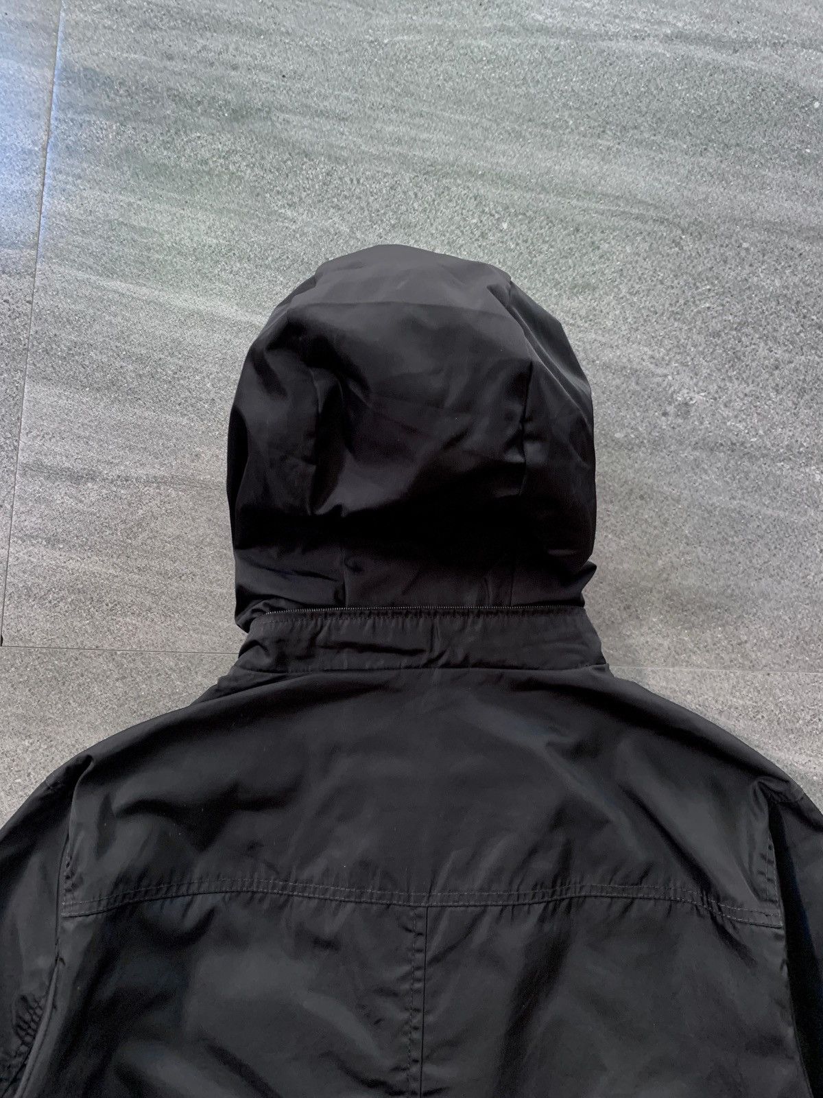 Prada FREE TAX! 2000s Convertible Nylon Long Coat Jacket Size US L / EU 52-54 / 3 - 6 Thumbnail