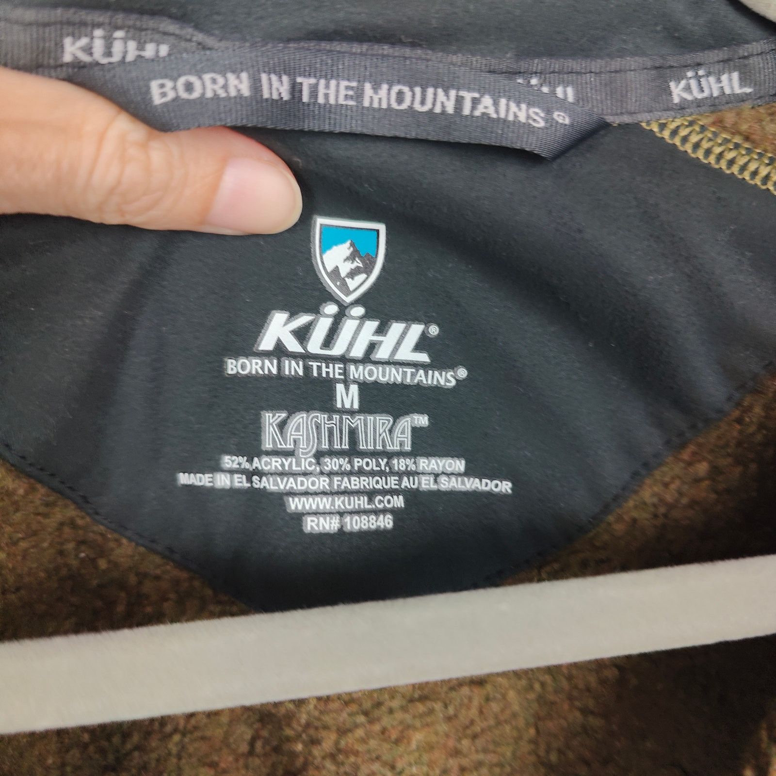 Kuhl Kuhl Revel Kashmira 1/2 Zip Jacket Mens Medium Green Brown Size US M / EU 48-50 / 2 - 5 Thumbnail