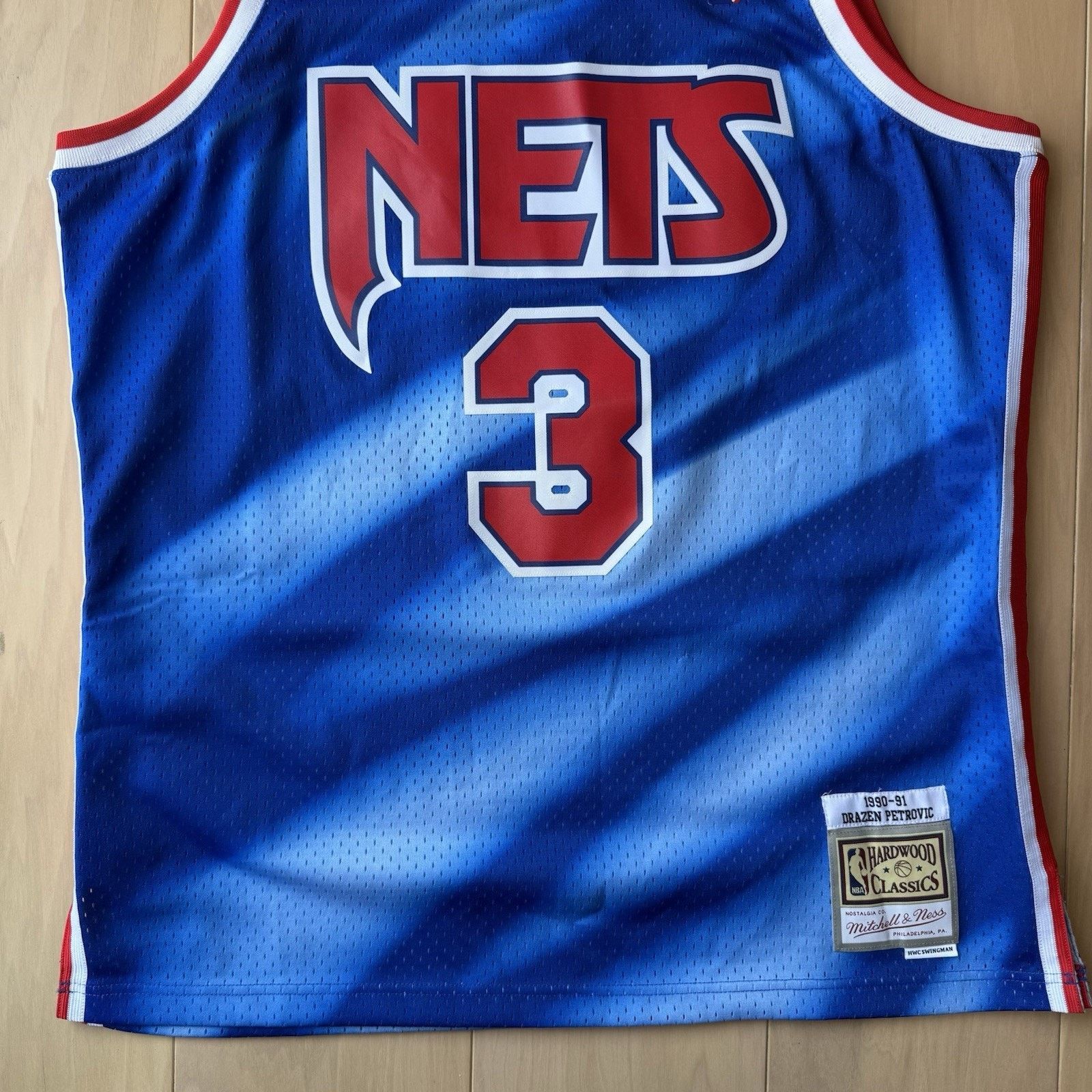 Mitchell & Ness Drazen Petrovic New Jersey Nets Jersey Blue Mitchell & Ness Size US XL / EU 56 / 4 - 4 Thumbnail