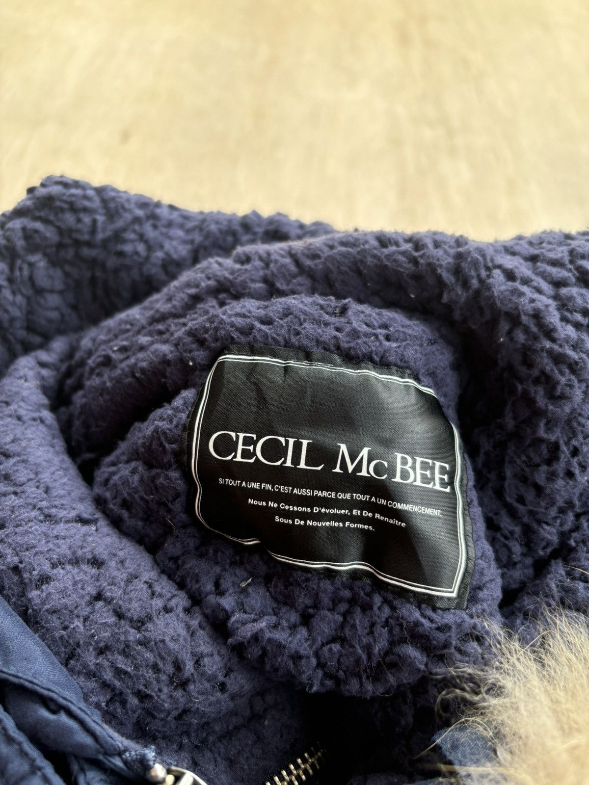 If Six Was Nine × Japanese Brand × Le Grande Bleu (L.G.B.) Cecil Mc Bee Ifsixwasnine Lgb Style Fur jacket Size US M / EU 48-50 / 2 - 7 Thumbnail