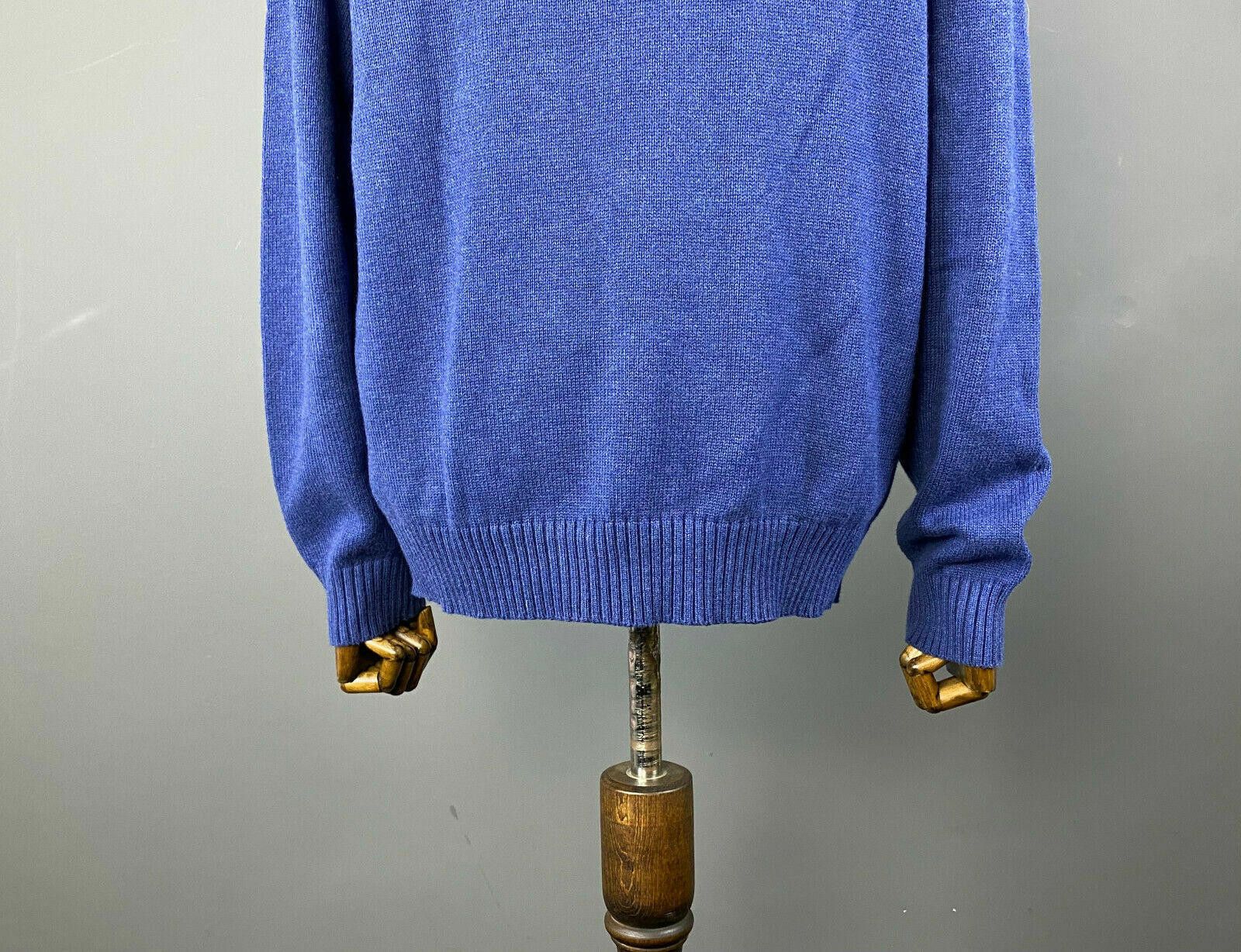 Polo Ralph Lauren Men Polo Ralph Lauren Blue Crew Neck Knit Sweater Size XL Size US XL / EU 56 / 4 - 8 Thumbnail
