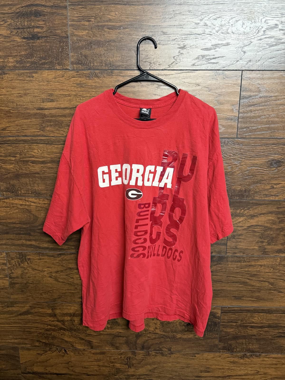 Starter Y2K Starter Georgia Bulldogs T-shirt University of Georgia Size US XL / EU 56 / 4 - 1 Thumbnail