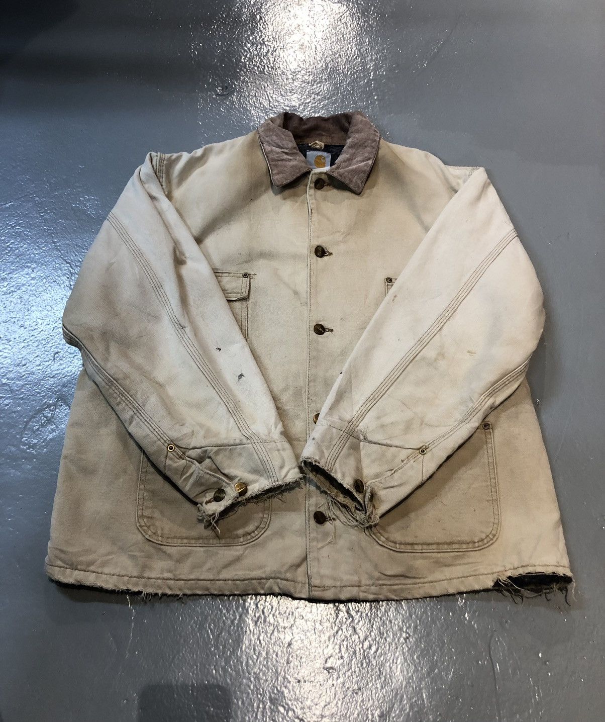 Carhartt × Vintage Vintage Carhartt Chore coat Size US XL / EU 56 / 4 - 3 Thumbnail