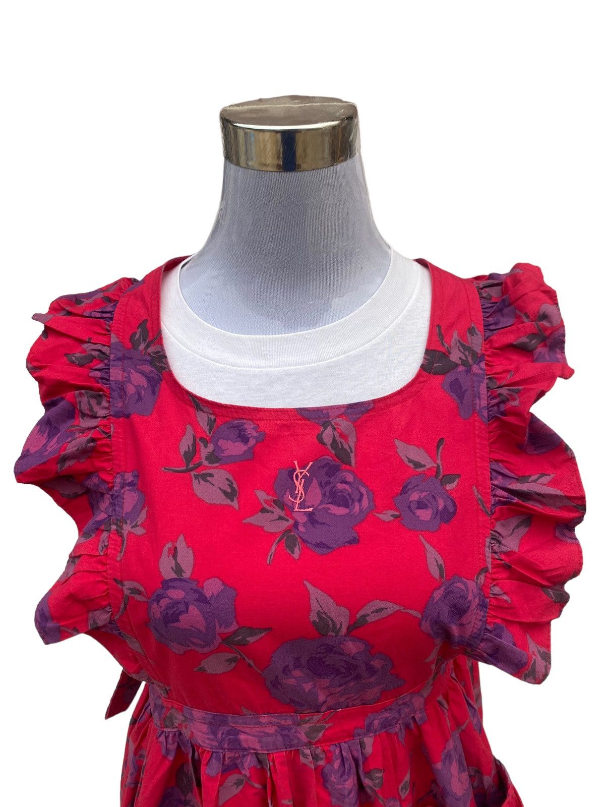 Saint Laurent Paris VINTAGE YVES SAINT LAURENT SPELLOUT APRON Size ONE SIZE - 3 Thumbnail