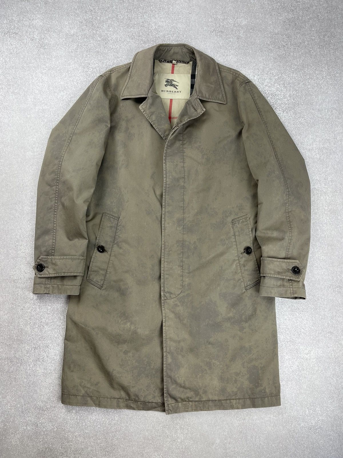 Burberry Burberry London Custom Tie Dye Trench Coat Jacket Size 46R Size US M / EU 48-50 / 2 - 1 Thumbnail