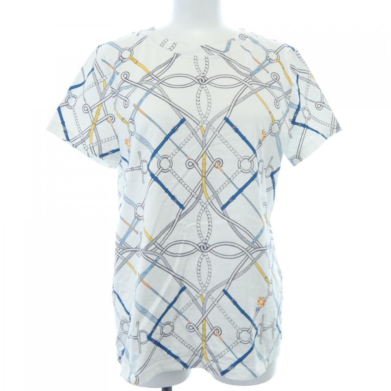 Hermes Hermes Hermes PARCOURS SANS FAUTE40 T-shirt Cotton T-Shirts DUTY FREE for USA Size ONE SIZE - 1 Thumbnail