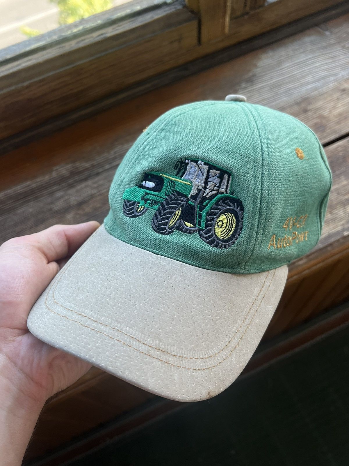 John Deere × Vintage Vintage John Deere Patch Trucker Hat Y2k Cap Size ONE SIZE - 2 Thumbnail