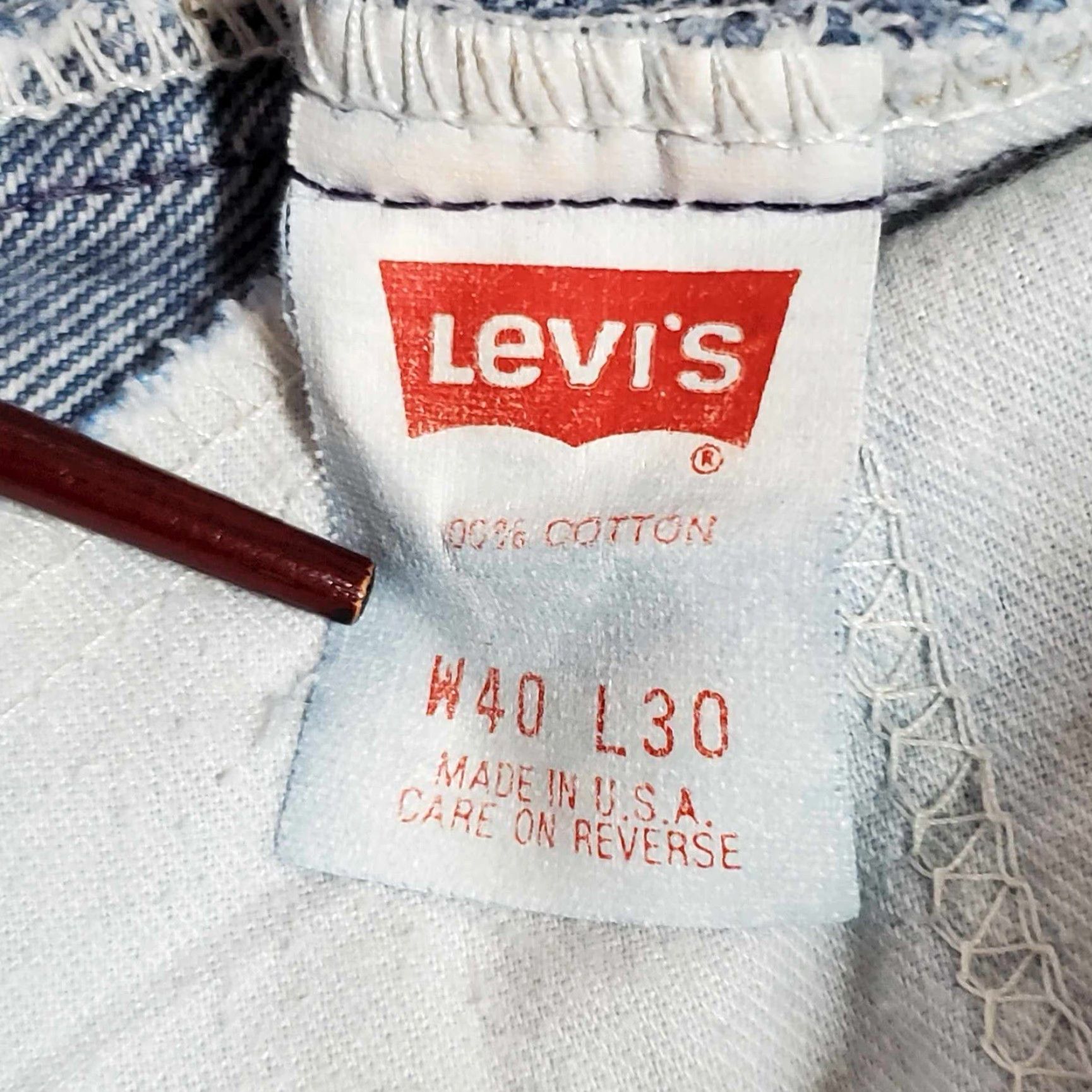 Levi's VINTAGE Levi's 517 Orange Tab Jeans 38 X 30 Made In USA Men Orange Tab Jeans 517 USA Size US 38 / EU 54 - 3 Thumbnail