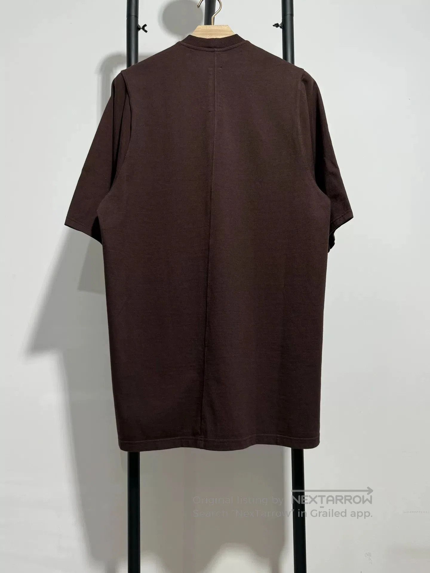 Rick Owens rick owens brown short sleeve t. Size US S / EU 44-46 / 1 - 2 Thumbnail