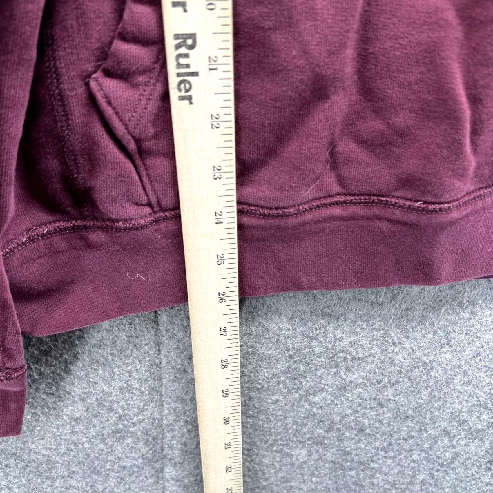 American Eagle Outfitters American Eagle Sweater Hoodie Pullover Fleece Knit Mens Medium Burgundy Red Cotton Sweatshirt Jacket Size US M / EU 48-50 / 2 - 5 Thumbnail