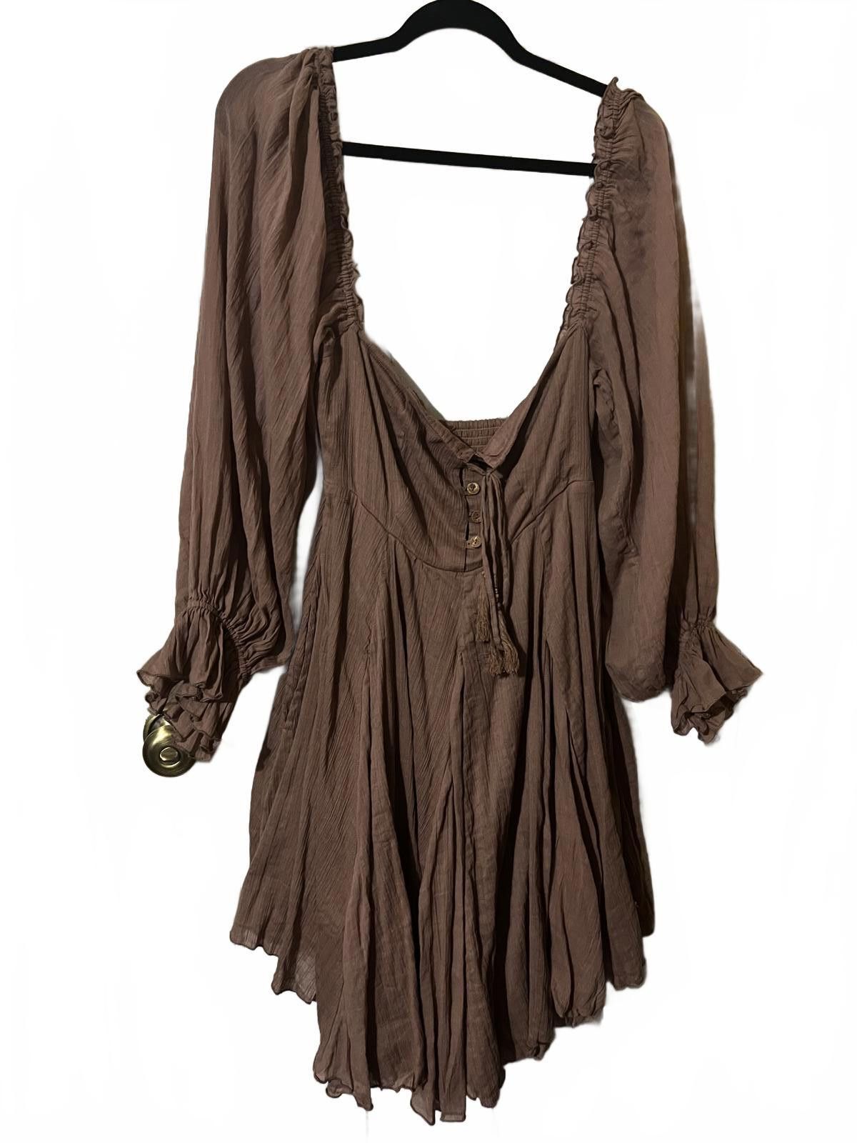 Free People Free people Rare how about you mini dress M boho festival Size M / US 6-8 / IT 42-44 - 3 Thumbnail
