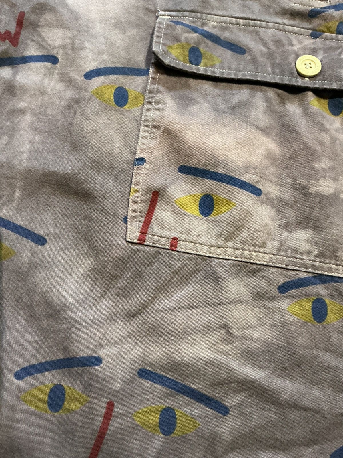 Lazy Oaf Urban Outfitters Lazy Oaf Artist Drawing Faces Smock Jacket Size US L / EU 52-54 / 3 - 8 Thumbnail