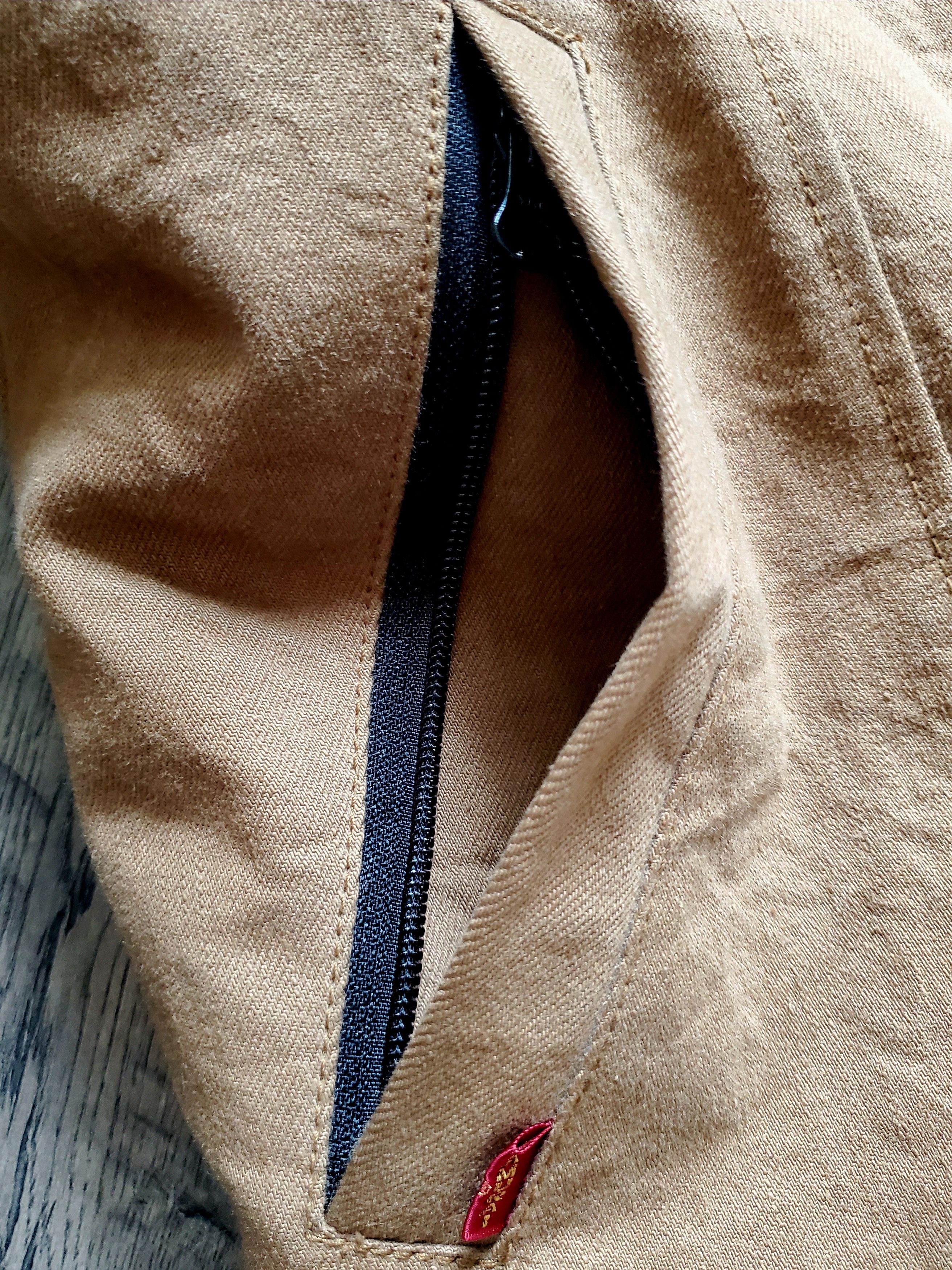 Samurai Jeans Kakishibu Horsehide Selvedge Chino Down Jacket Size US L / EU 52-54 / 3 - 11 Thumbnail