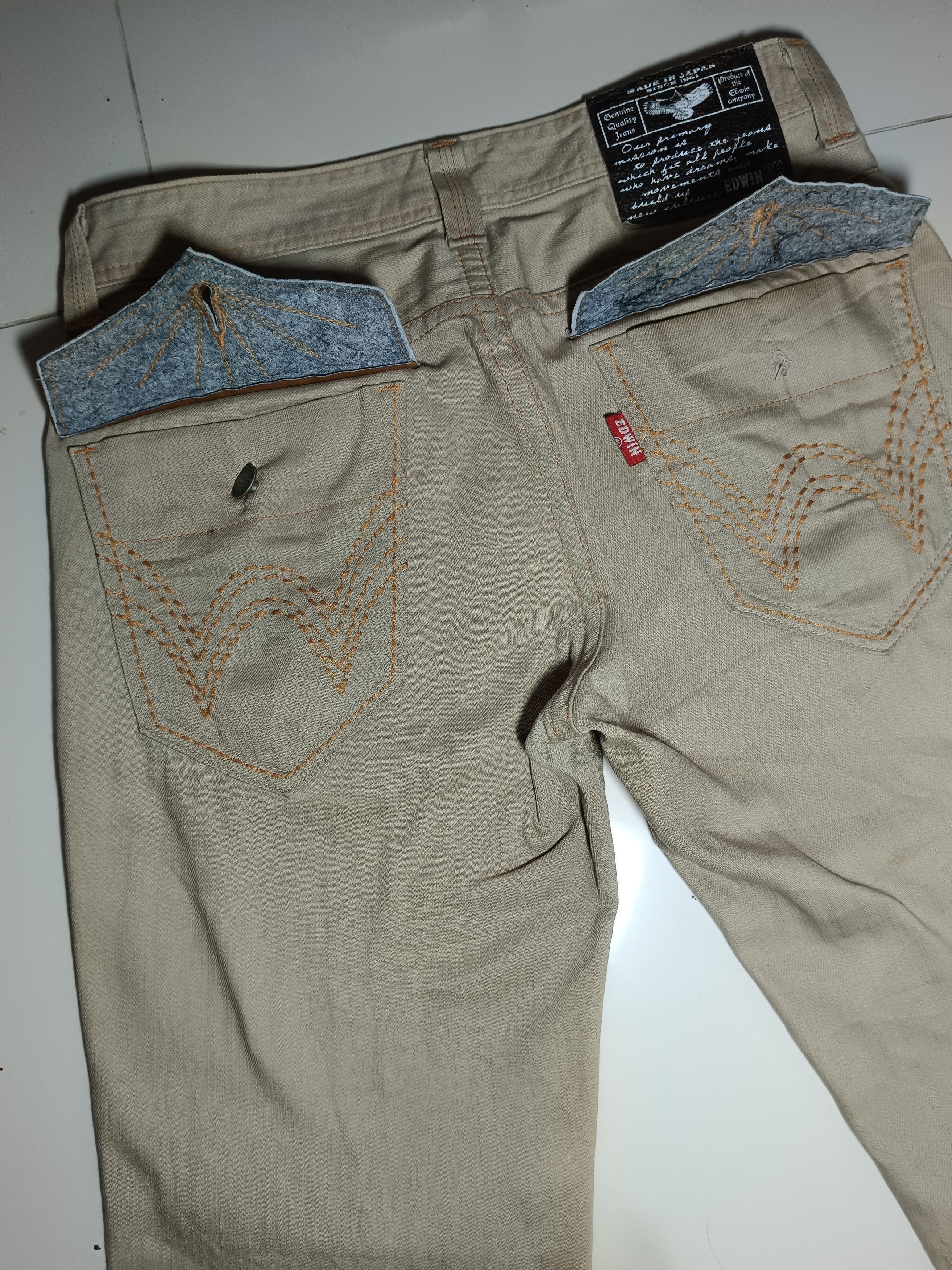 Edwin × If Six Was Nine × Le Grande Bleu (L.G.B.) EDWIN EXCLUSIVE NAVAJO LEATHER POCKET JEANS Size US 32 / EU 48 - 4 Thumbnail