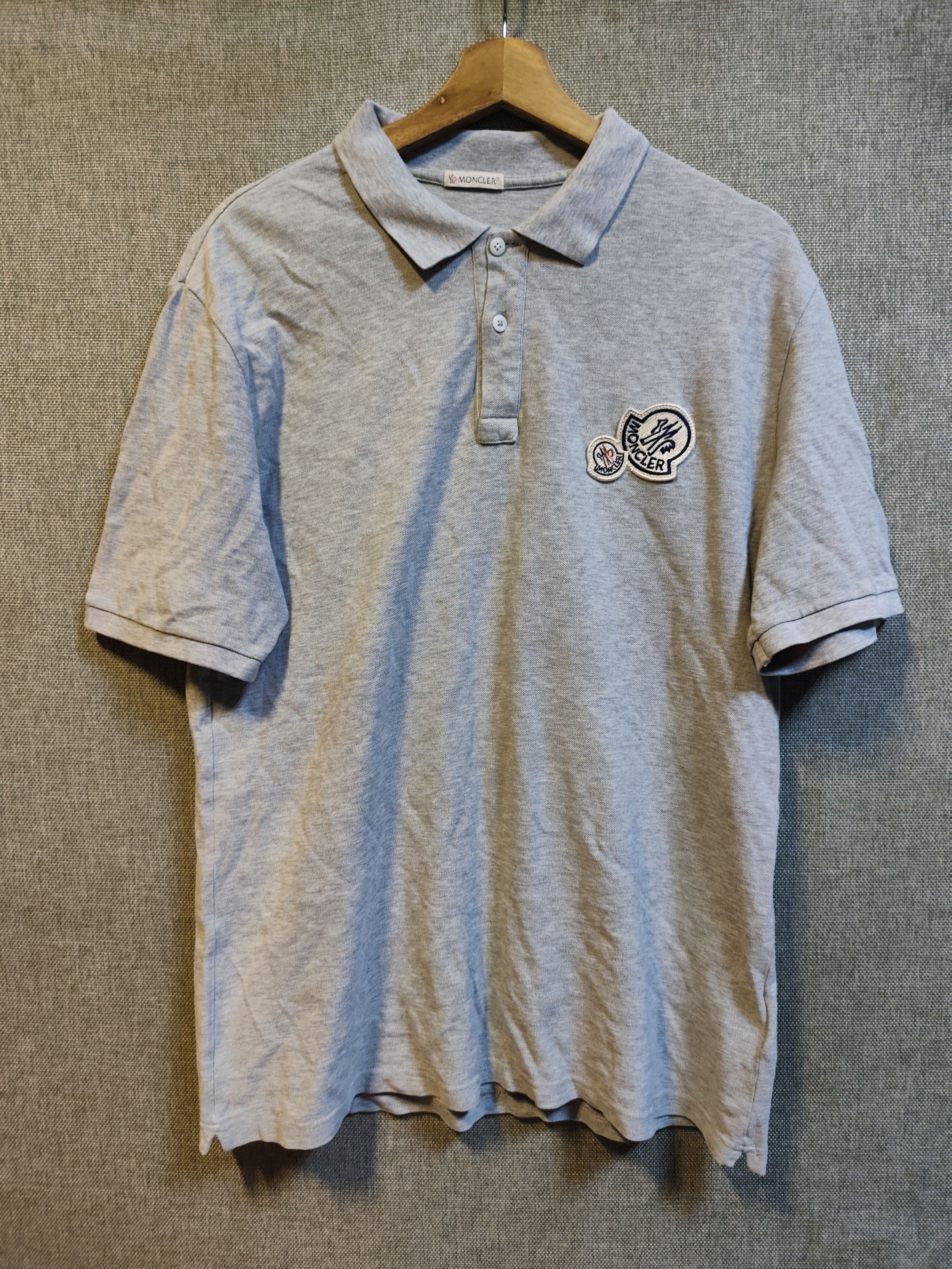 Moncler Moncler Polo Shirt Size US L / EU 52-54 / 3 - 1 Thumbnail