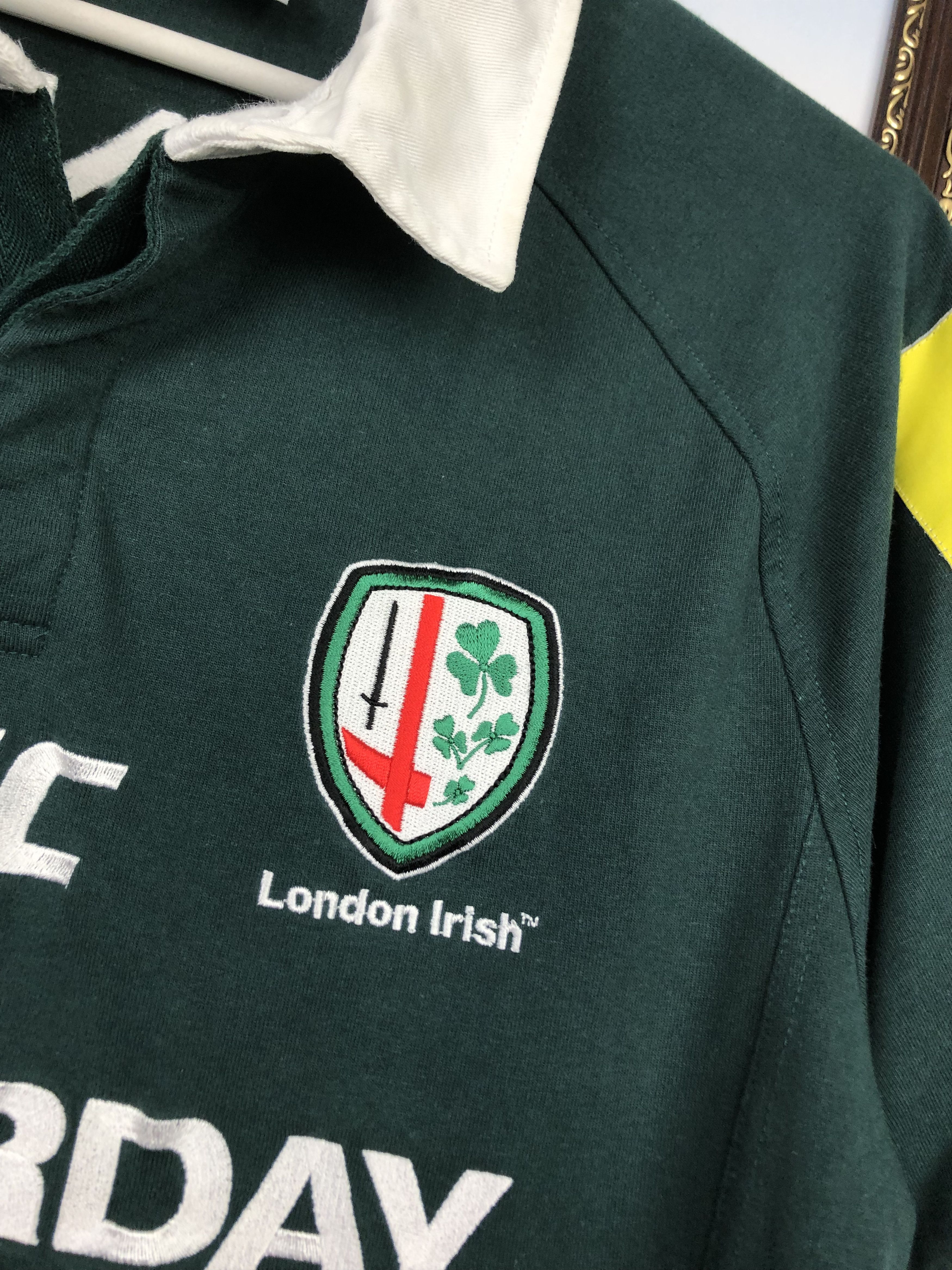 Vintage Vintage ISC London Irish Rugby Union Jersey Shirt Tee Size US M / EU 48-50 / 2 - 4 Thumbnail