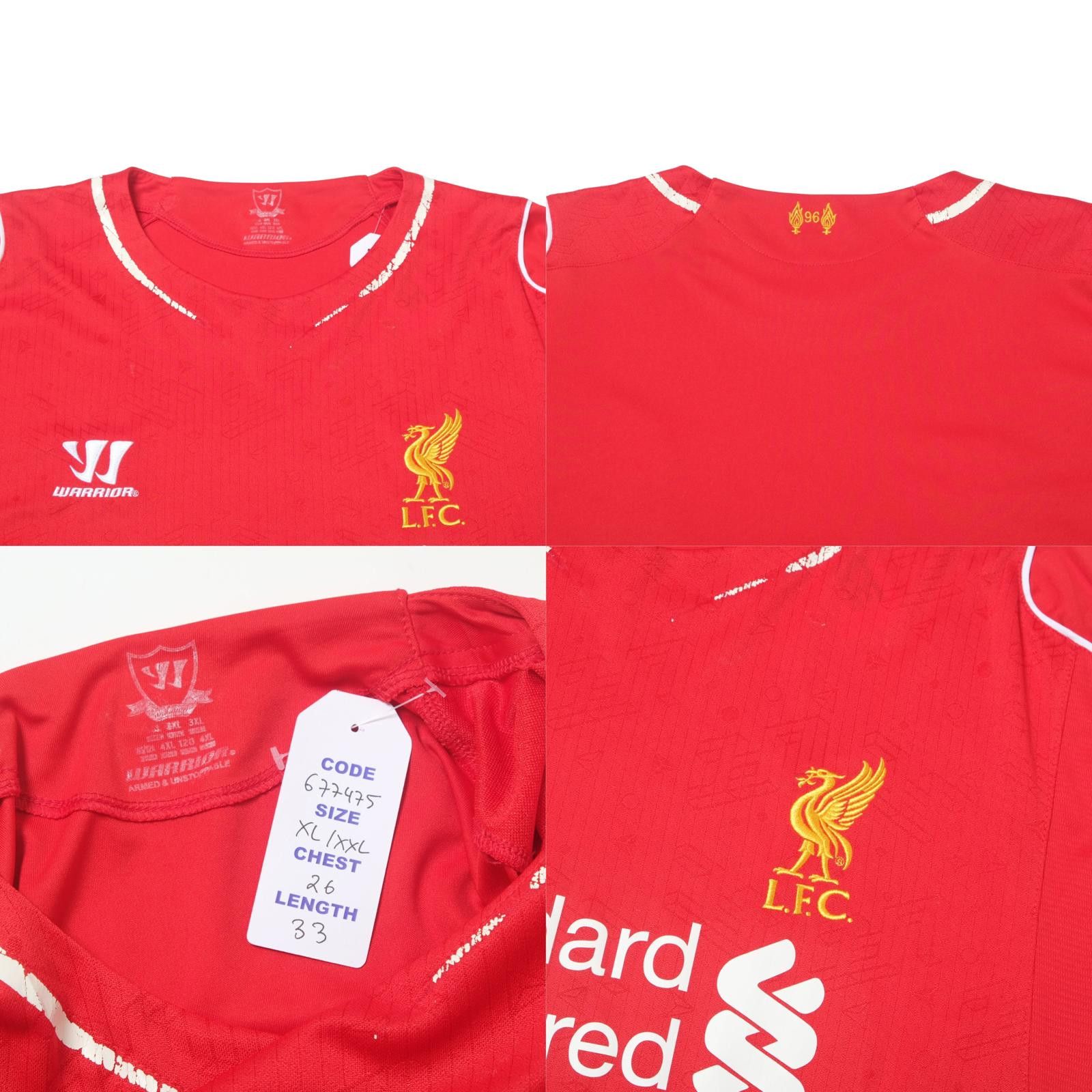 Warrior 2014/15 Liverpool Home Shirt Warrior (3XL) Size US XXL / EU 58 / 5 - 4 Thumbnail